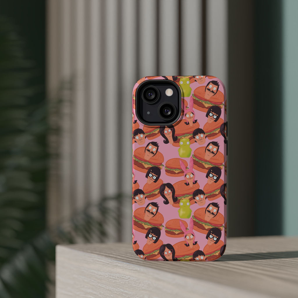 Belcher's Burger Time - Pink Magnetic Impact-Resistant iPhone Case