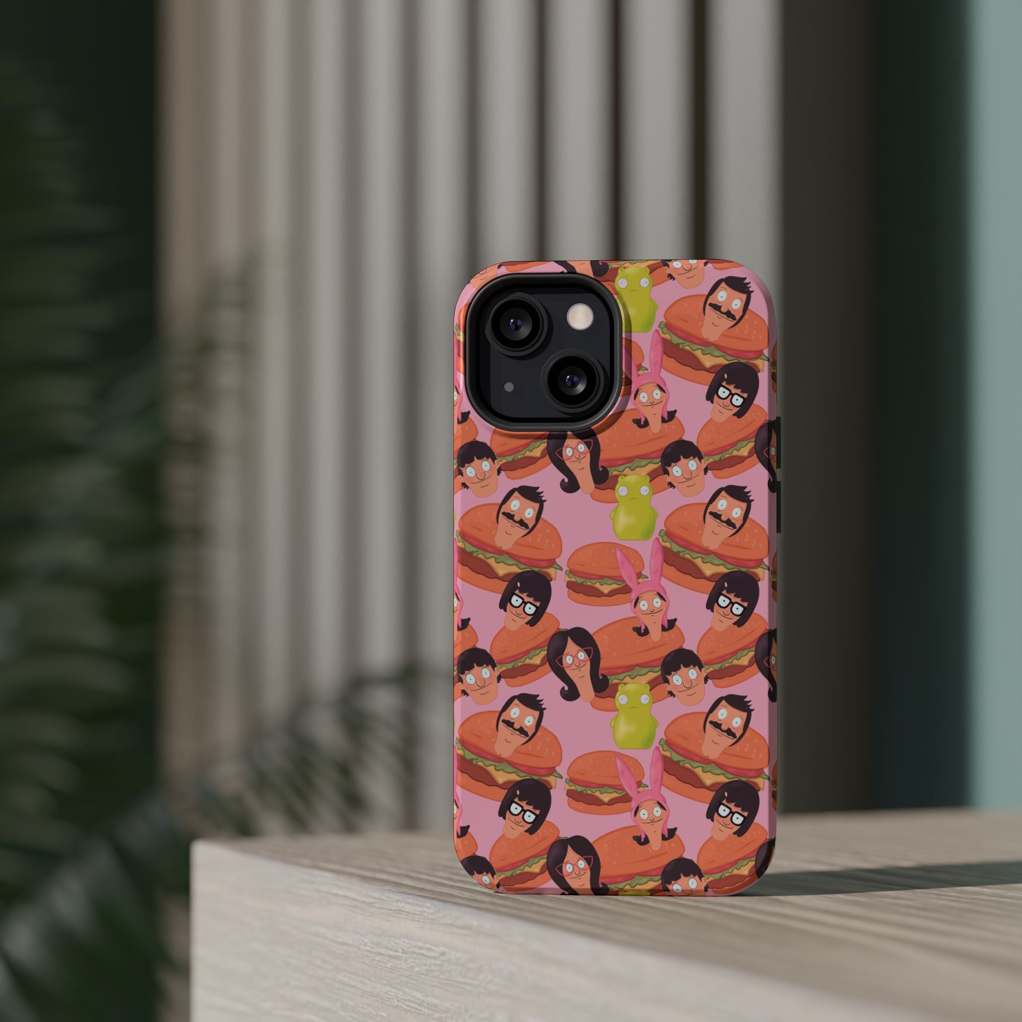 Belcher's Burger Time - Pink Magnetic Impact-Resistant iPhone Case