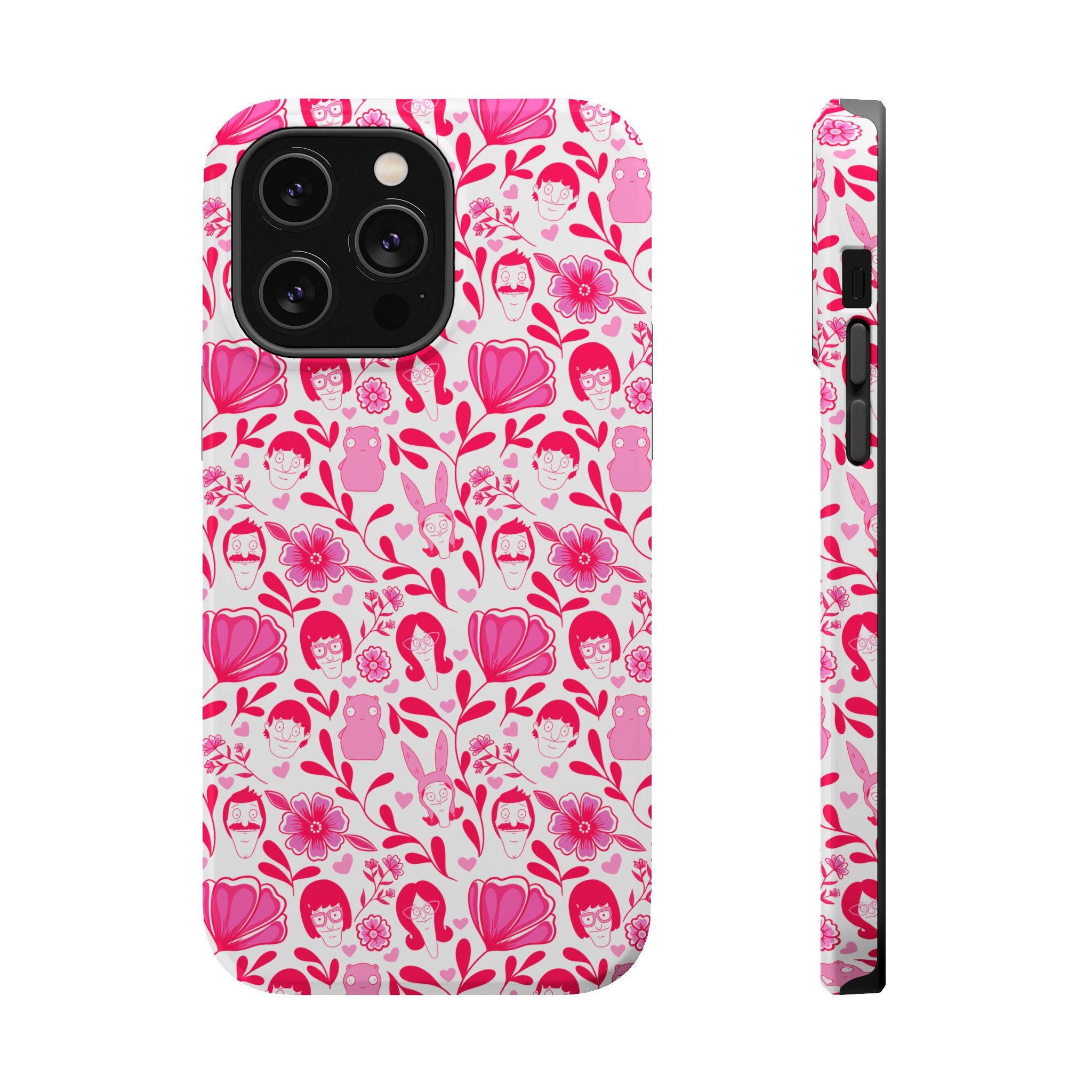 Belcher's Fine China iPhone Case V1 Pink – Magnetic Impact-Resistant