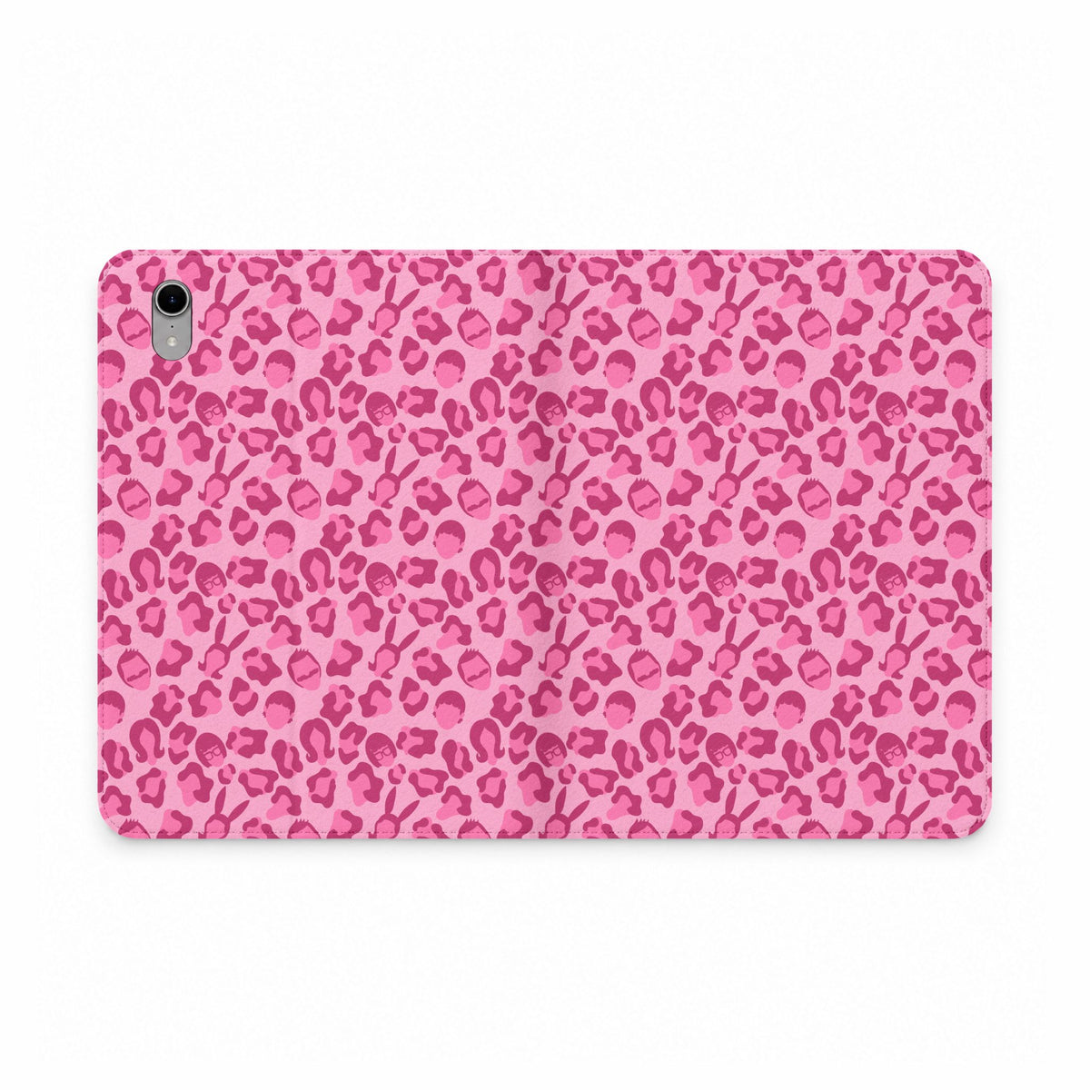 Belchers Leopard Print Tablet Folio Case Pink Edition