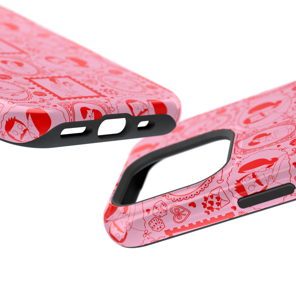 Linda & Bob Valentine's iPhone Case – Magnetic Impact-Resistant PINK