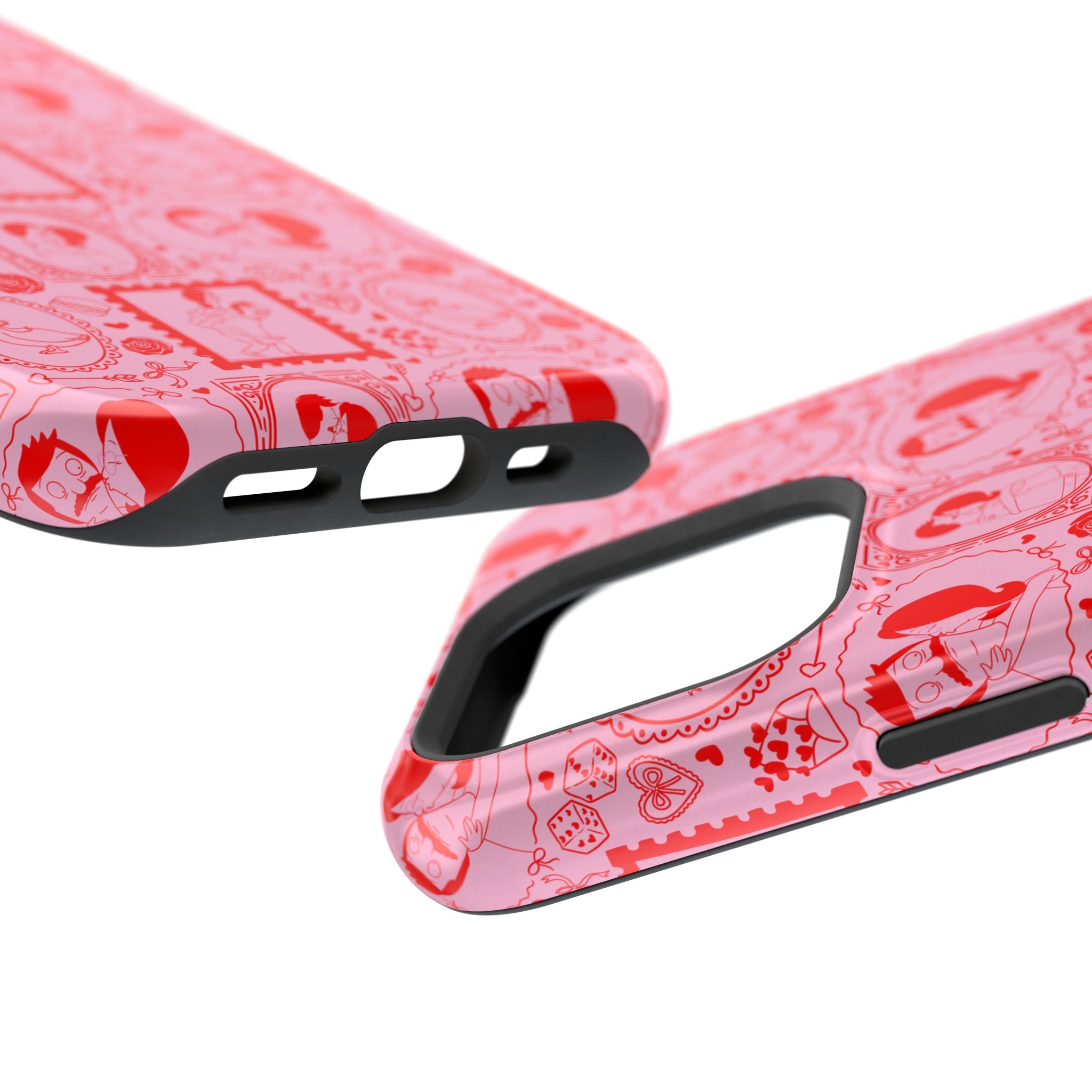 Linda & Bob Valentine's iPhone Case – Magnetic Impact-Resistant PINK