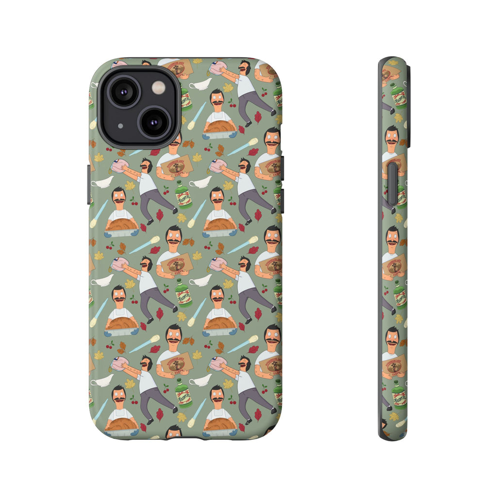 Bob's Burgers Inspired Thanksgiving Bob V1 Tough Case for iPhone, Samsung, and Google Phones