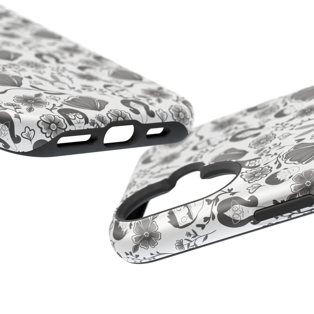 Belcher's Fine China iPhone Case V1 Monochrome – Magnetic Impact-Resistant