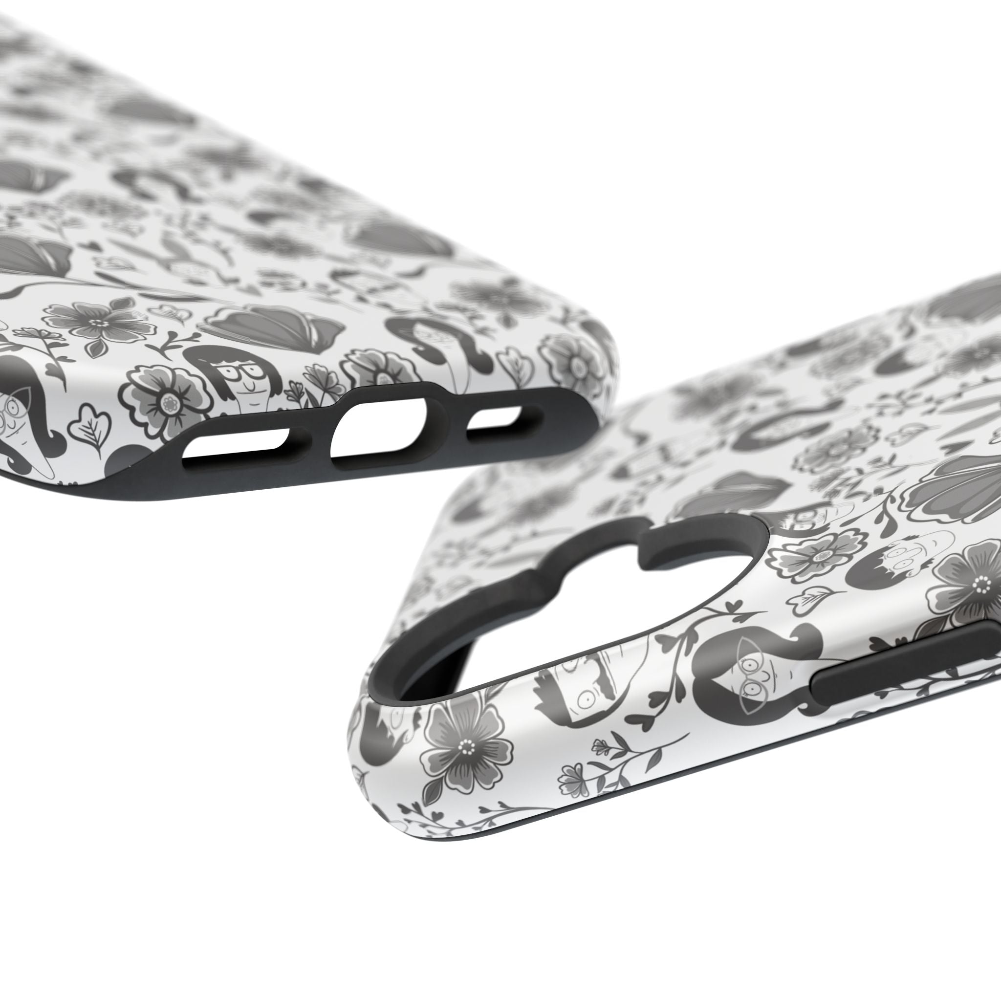 Belcher's Fine China iPhone Case V1 Monochrome – Magnetic Impact-Resistant