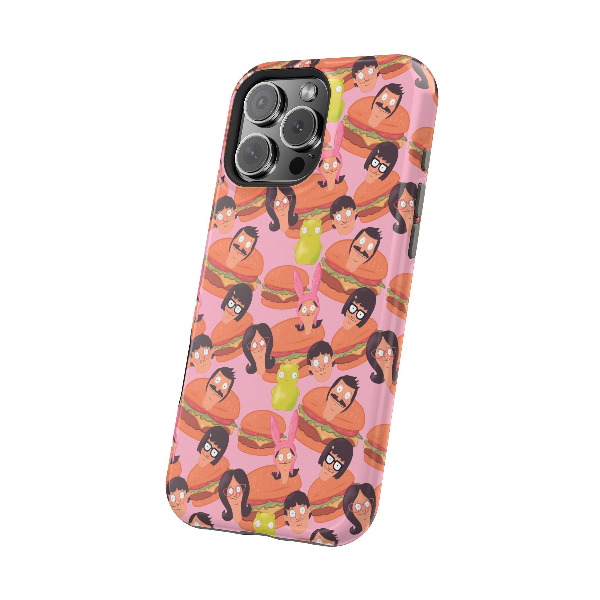 Belcher's Burger Time - Pink Magnetic Impact-Resistant iPhone Case