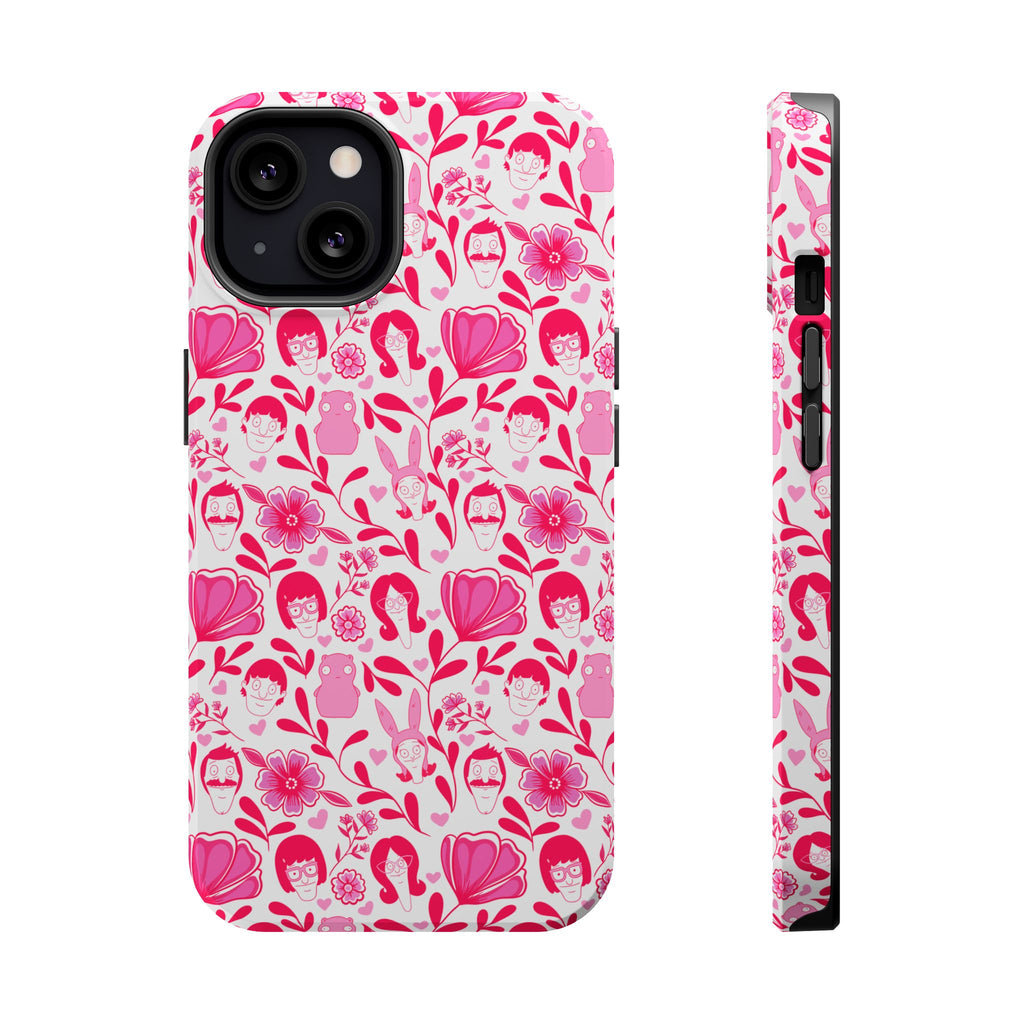 Belcher's Fine China iPhone Case V1 Pink – Magnetic Impact-Resistant