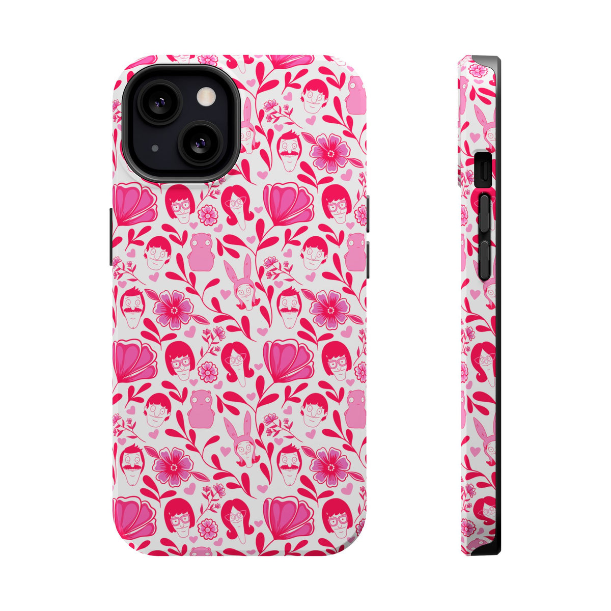 Belcher's Fine China iPhone Case V1 Pink – Magnetic Impact-Resistant