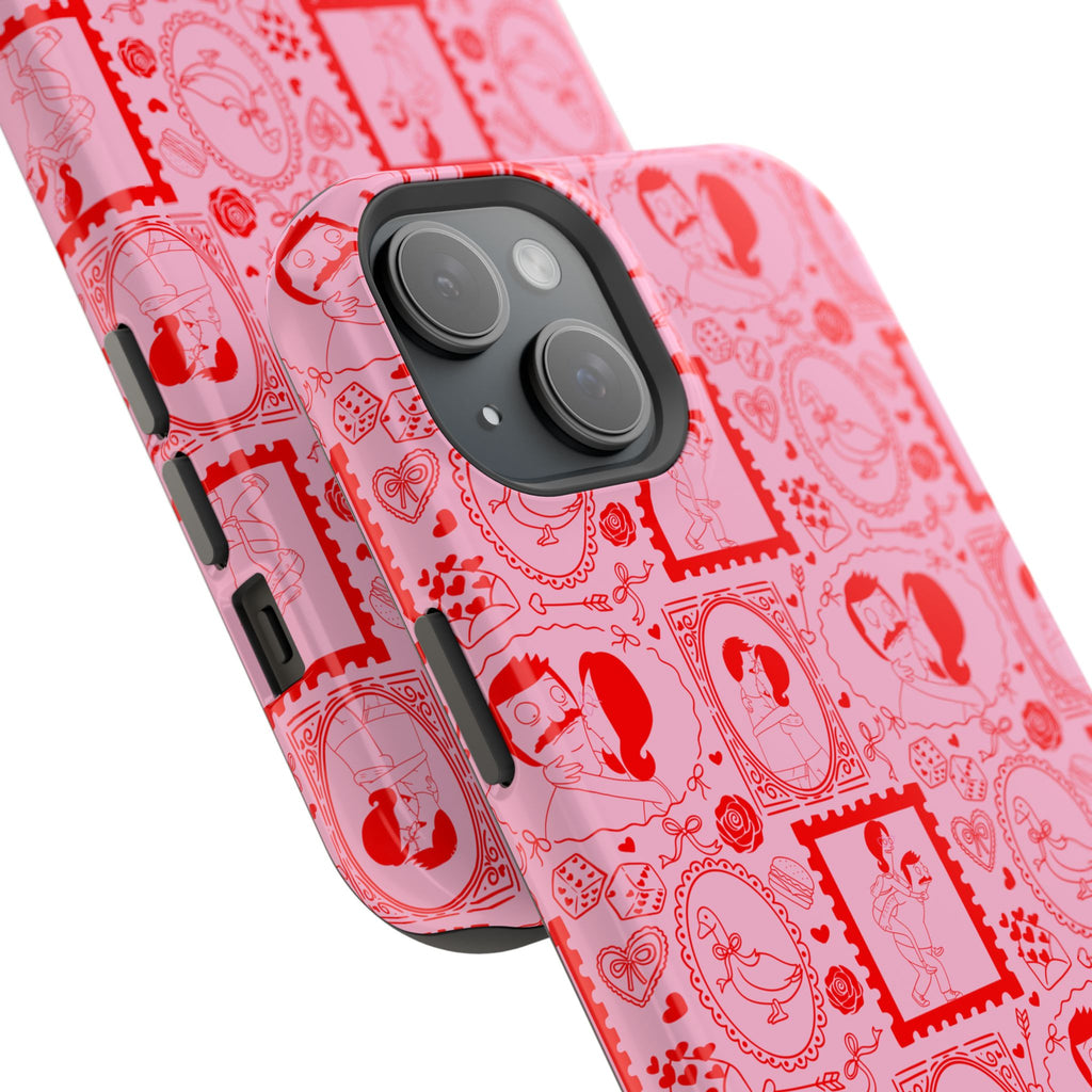 Linda & Bob Valentine's iPhone Case – Magnetic Impact-Resistant PINK