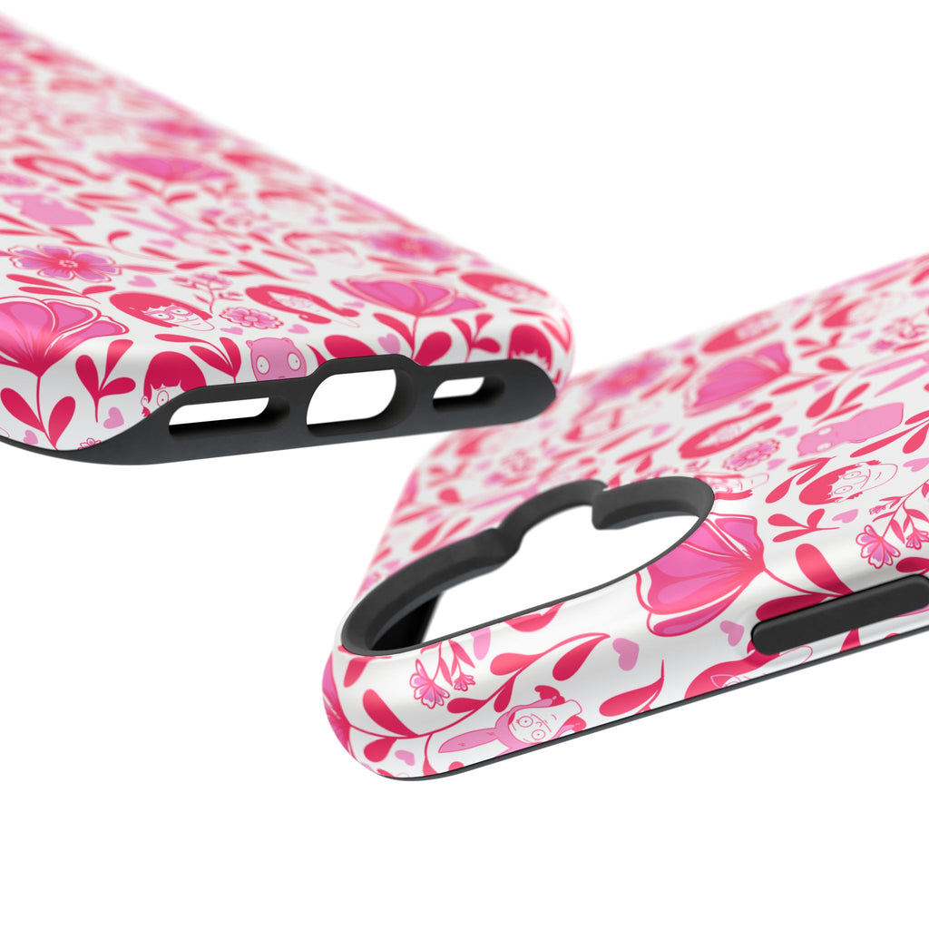 Belcher's Fine China iPhone Case V1 Pink – Magnetic Impact-Resistant