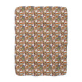 Gingham Thanksgiving Bob Sherpa Fleece Blanket