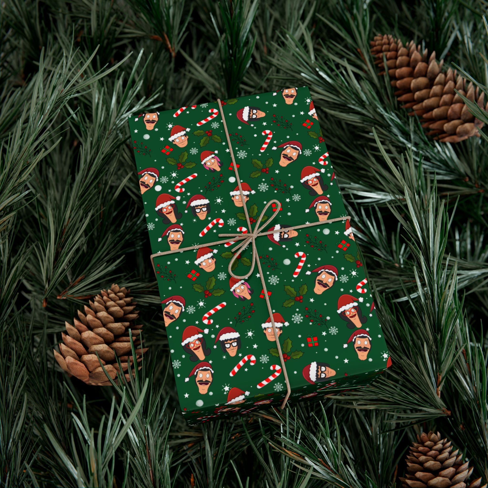 Bob's Burgers Inspired  Holiday Wrapping Paper