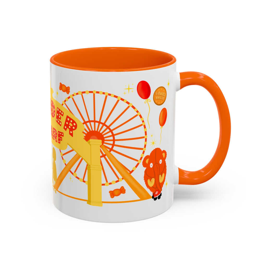 Wonder Wharf Accent Coffee Mug (11, 15oz) (RED VERSION)