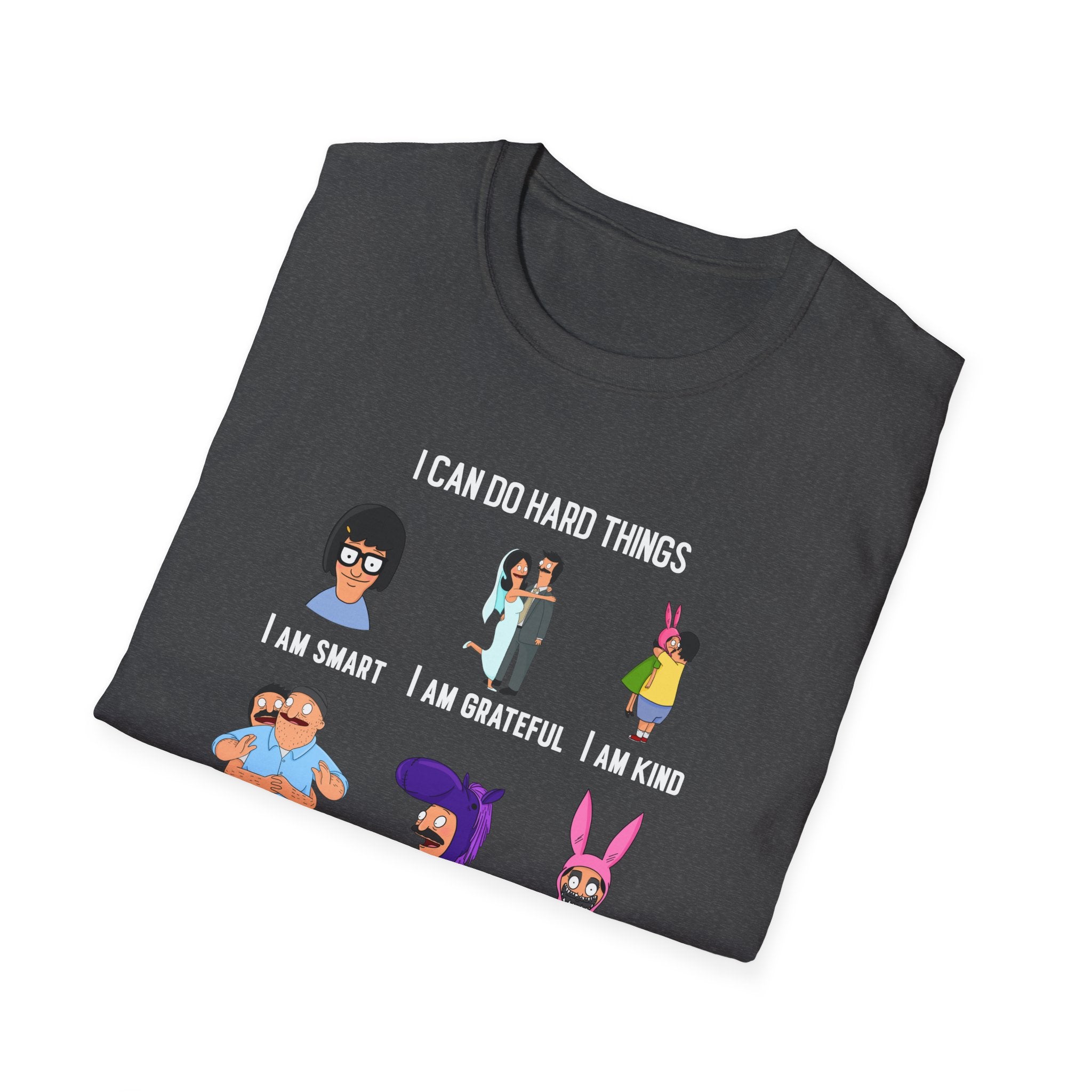 Bob's Burgers Inspired I Can Do Hard Things Unisex Softstyle T-Shirt