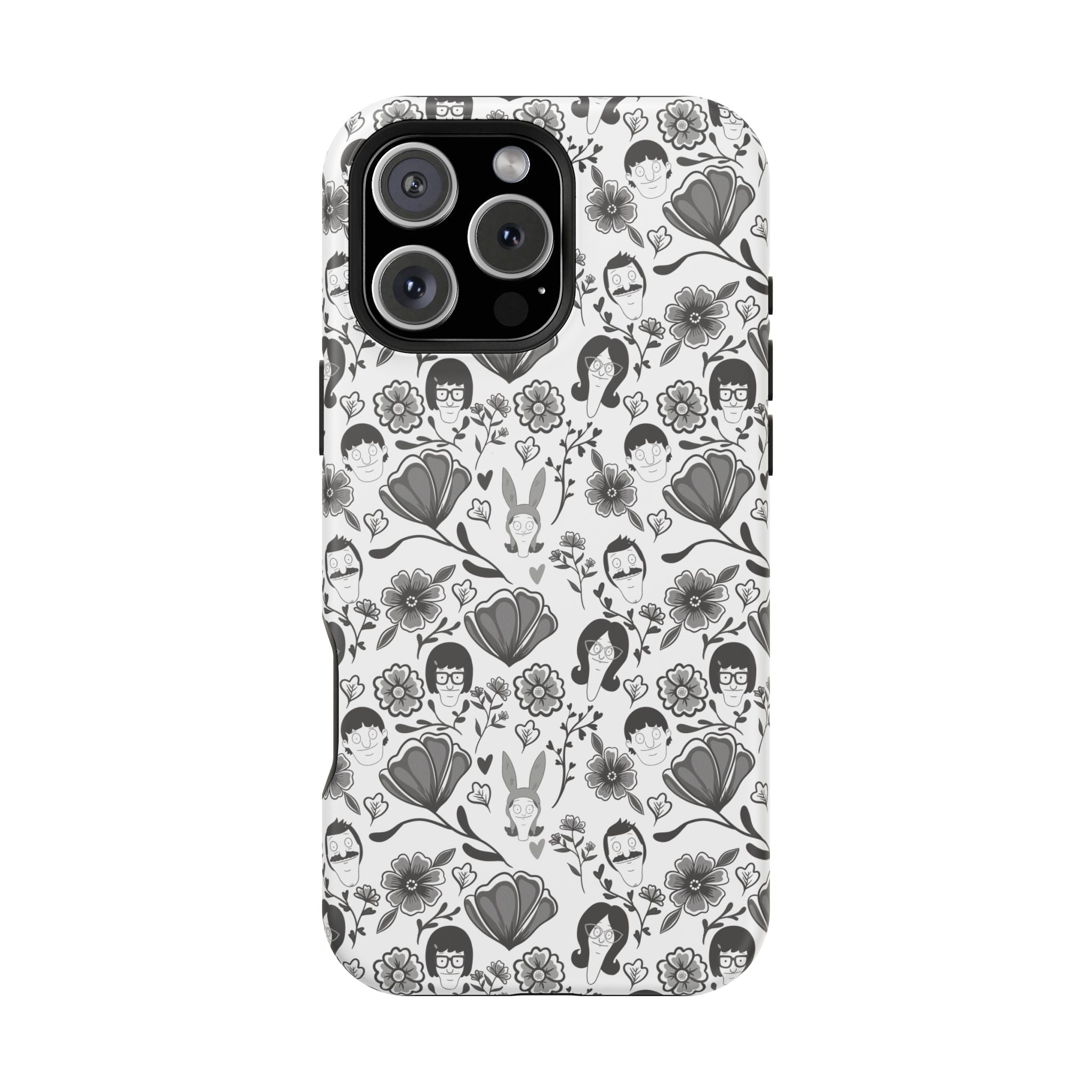 Belcher's Fine China iPhone Case V1 Monochrome – Magnetic Impact-Resistant