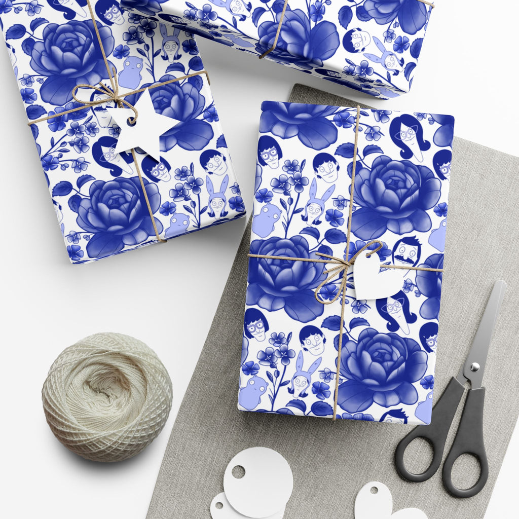 Belcher's Floral Fine China Wrapping Paper