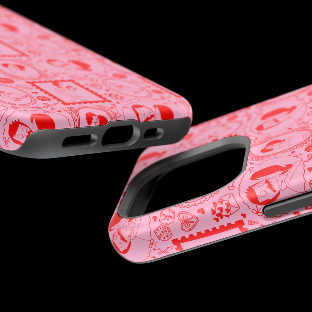 Linda & Bob Valentine's iPhone Case – Magnetic Impact-Resistant PINK