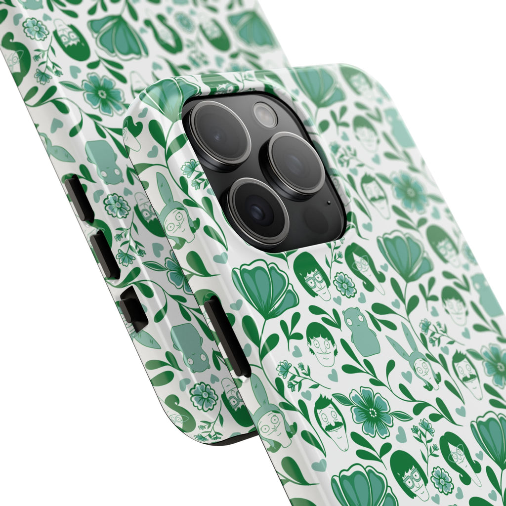 Belcher's Green Fine China Tough Phone Case (iPhone, Samsung) Not MagSafe!