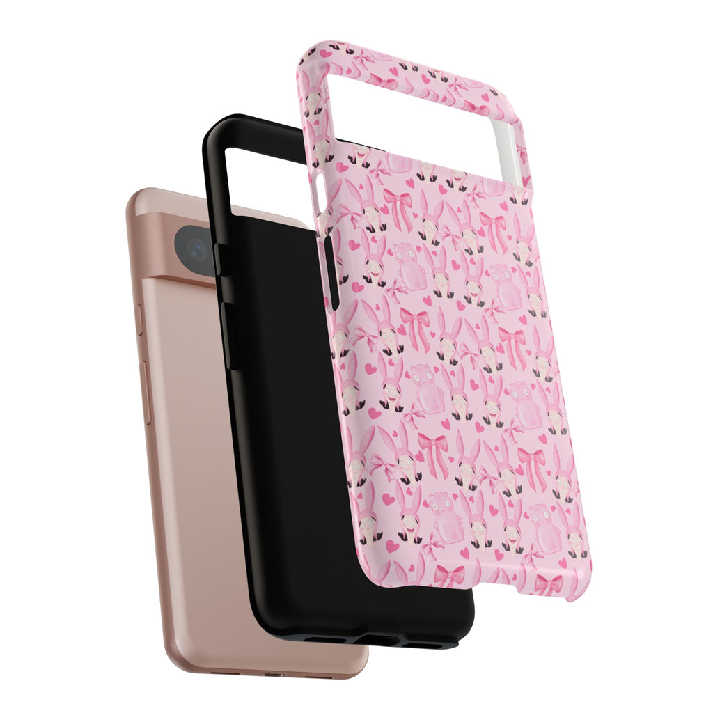 Bob's Burgers Inspired Coquette Louise Tough Case for iPhone, Google, and Samsung