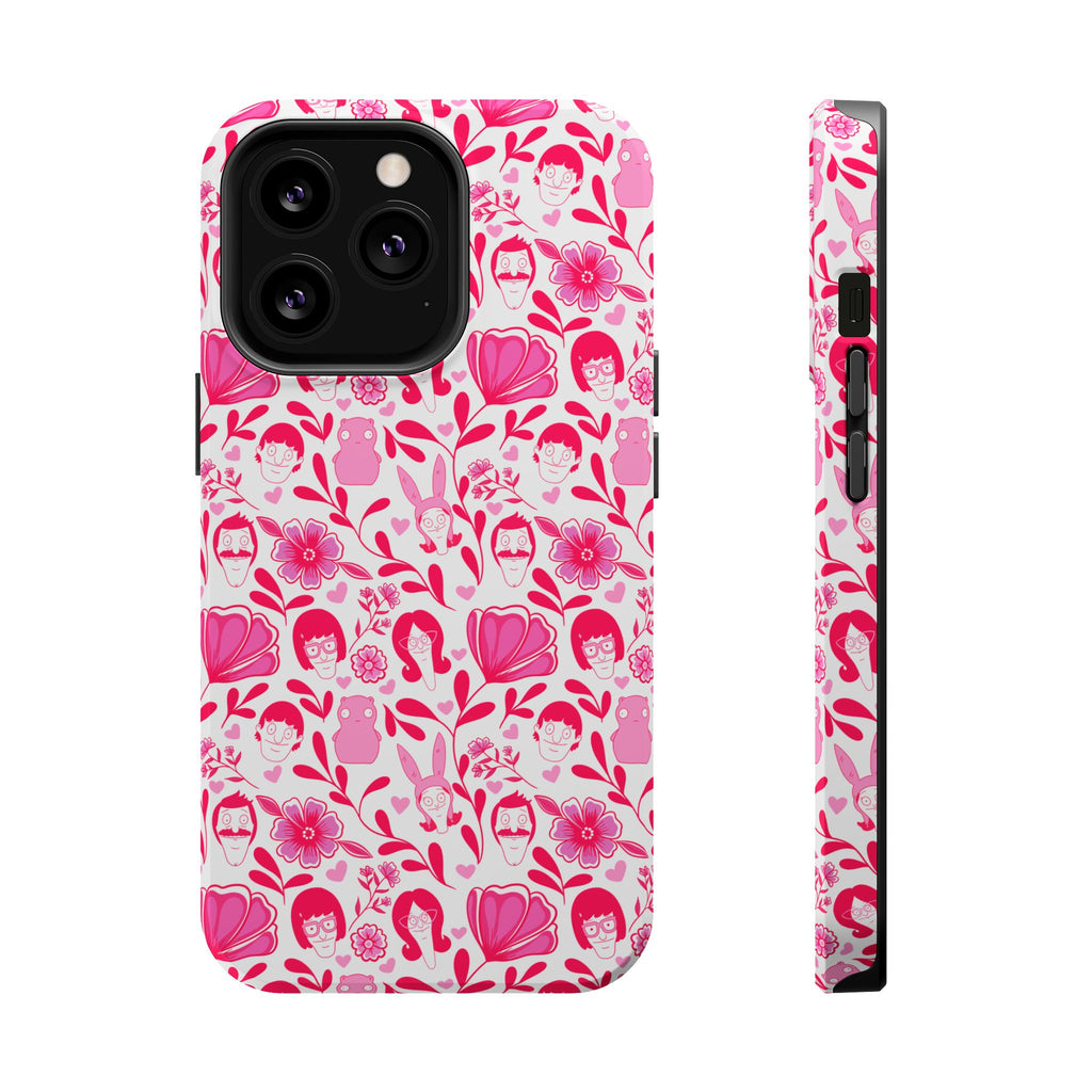 Belcher's Fine China iPhone Case V1 Pink – Magnetic Impact-Resistant