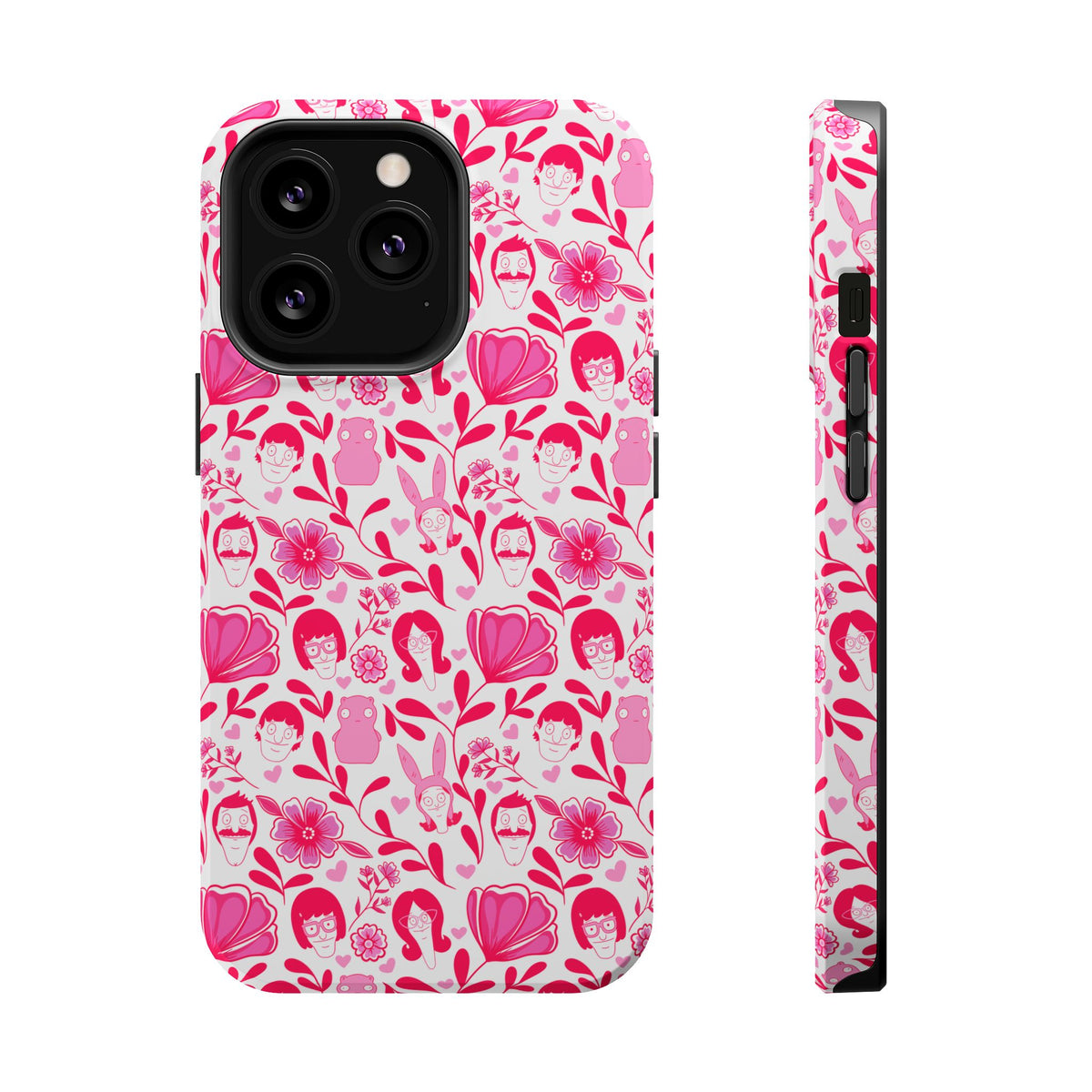 Belcher's Fine China iPhone Case V1 Pink – Magnetic Impact-Resistant