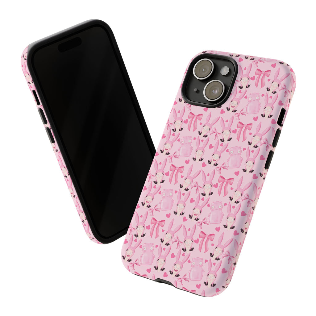 Bob's Burgers Inspired Coquette Louise Tough Case for iPhone, Google, and Samsung
