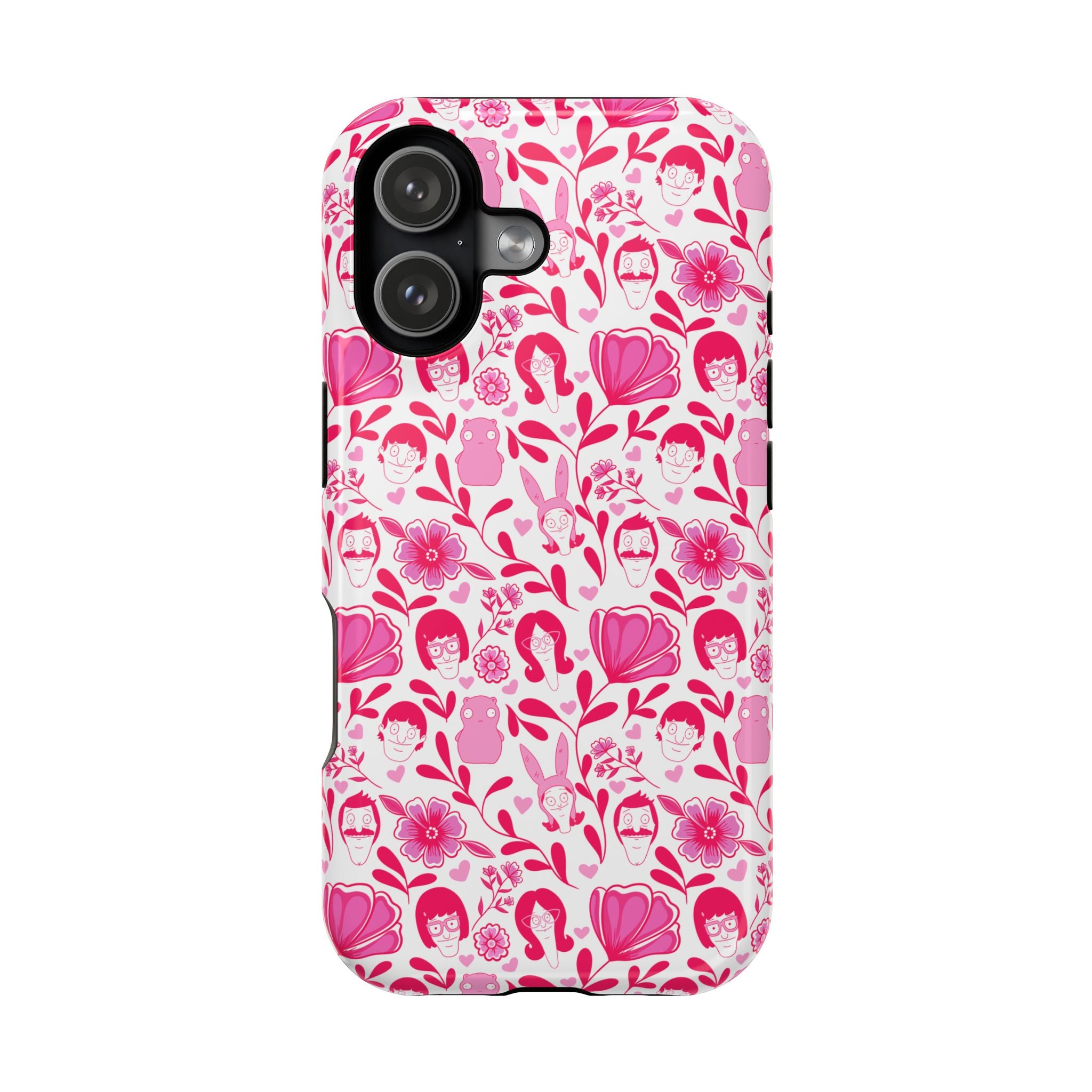 Belcher's Fine China iPhone Case V1 Pink – Magnetic Impact-Resistant