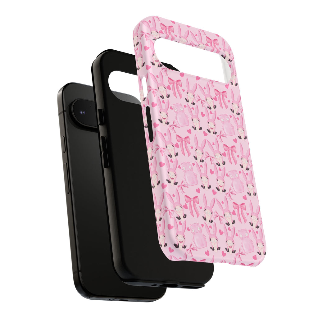 Bob's Burgers Inspired Coquette Louise Tough Case for iPhone, Google, and Samsung