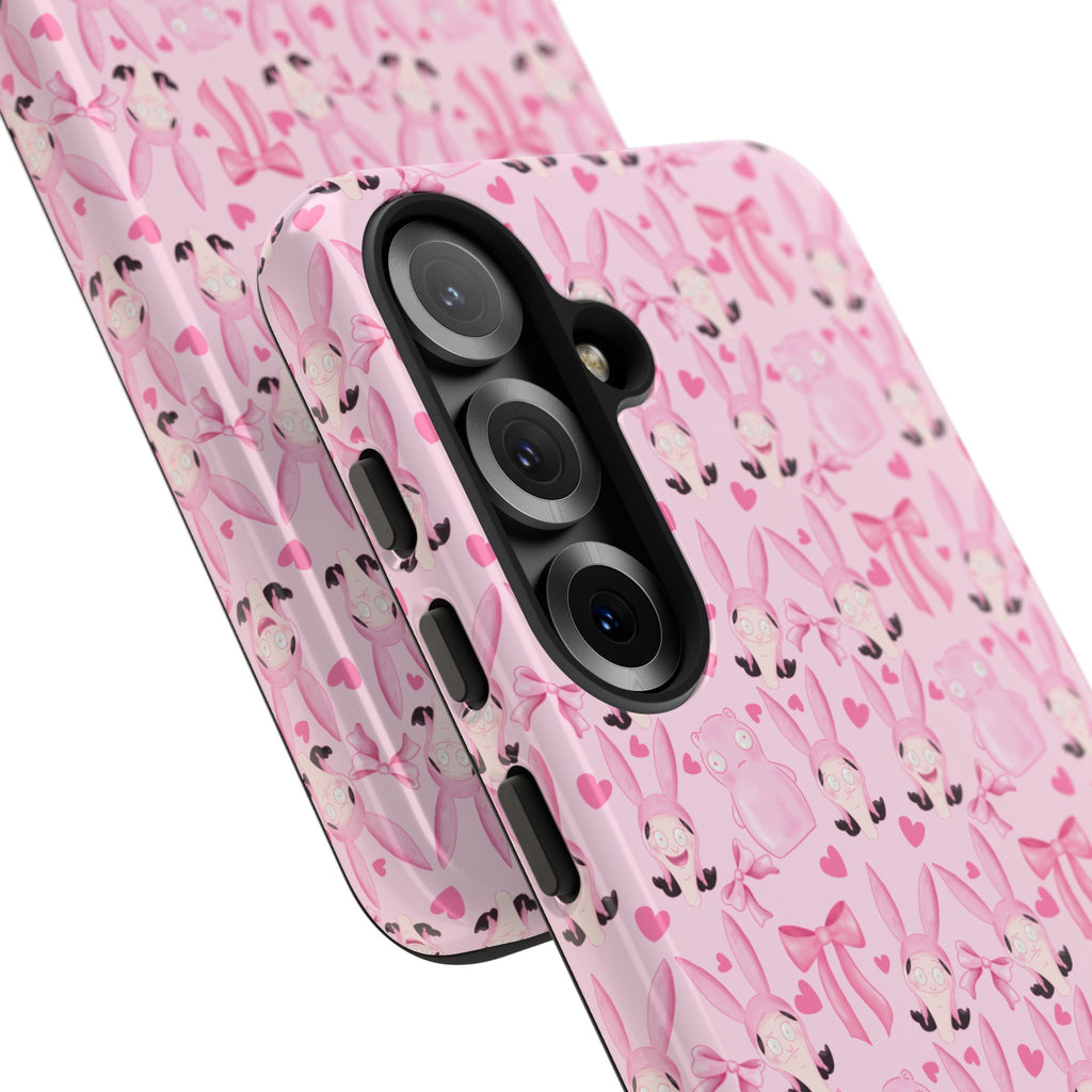 Bob's Burgers Inspired Coquette Louise Tough Case for iPhone, Google, and Samsung