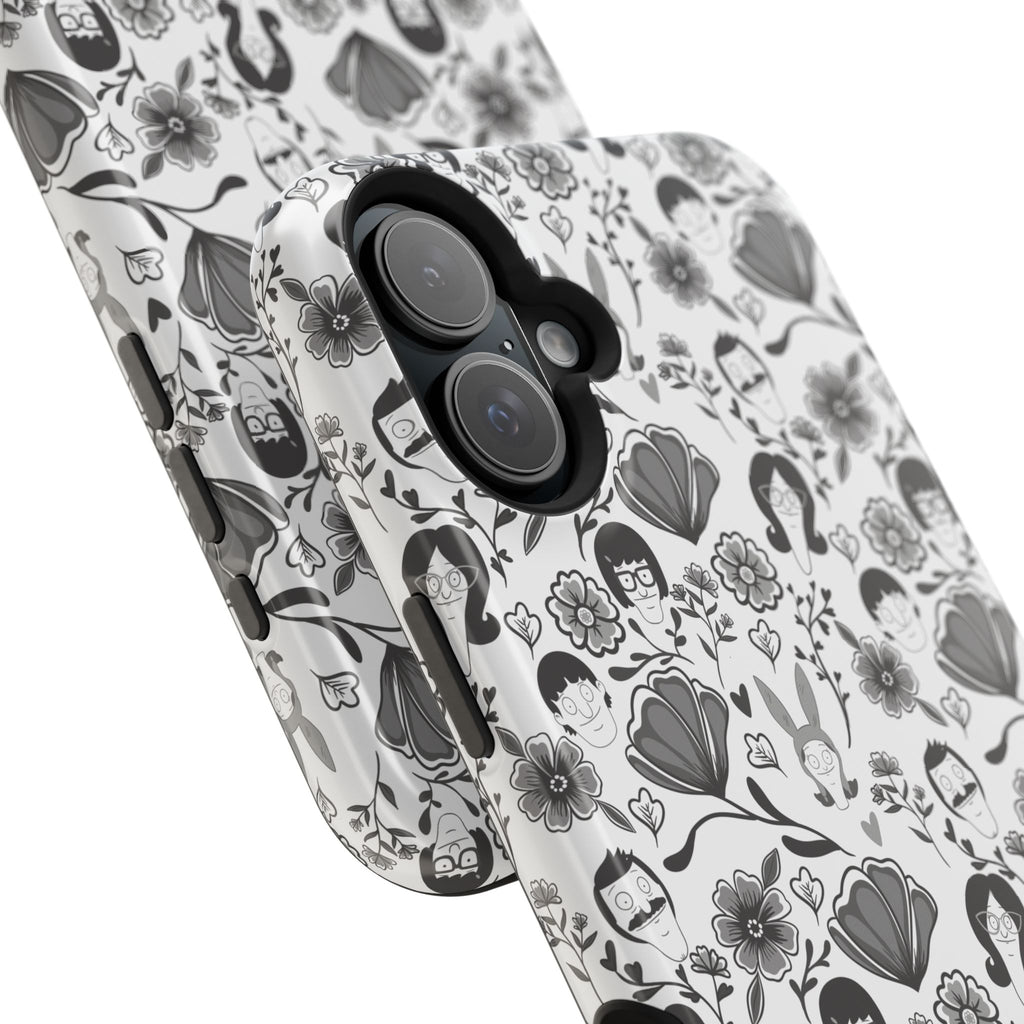 Belcher's Fine China iPhone Case V1 Monochrome – Magnetic Impact-Resistant