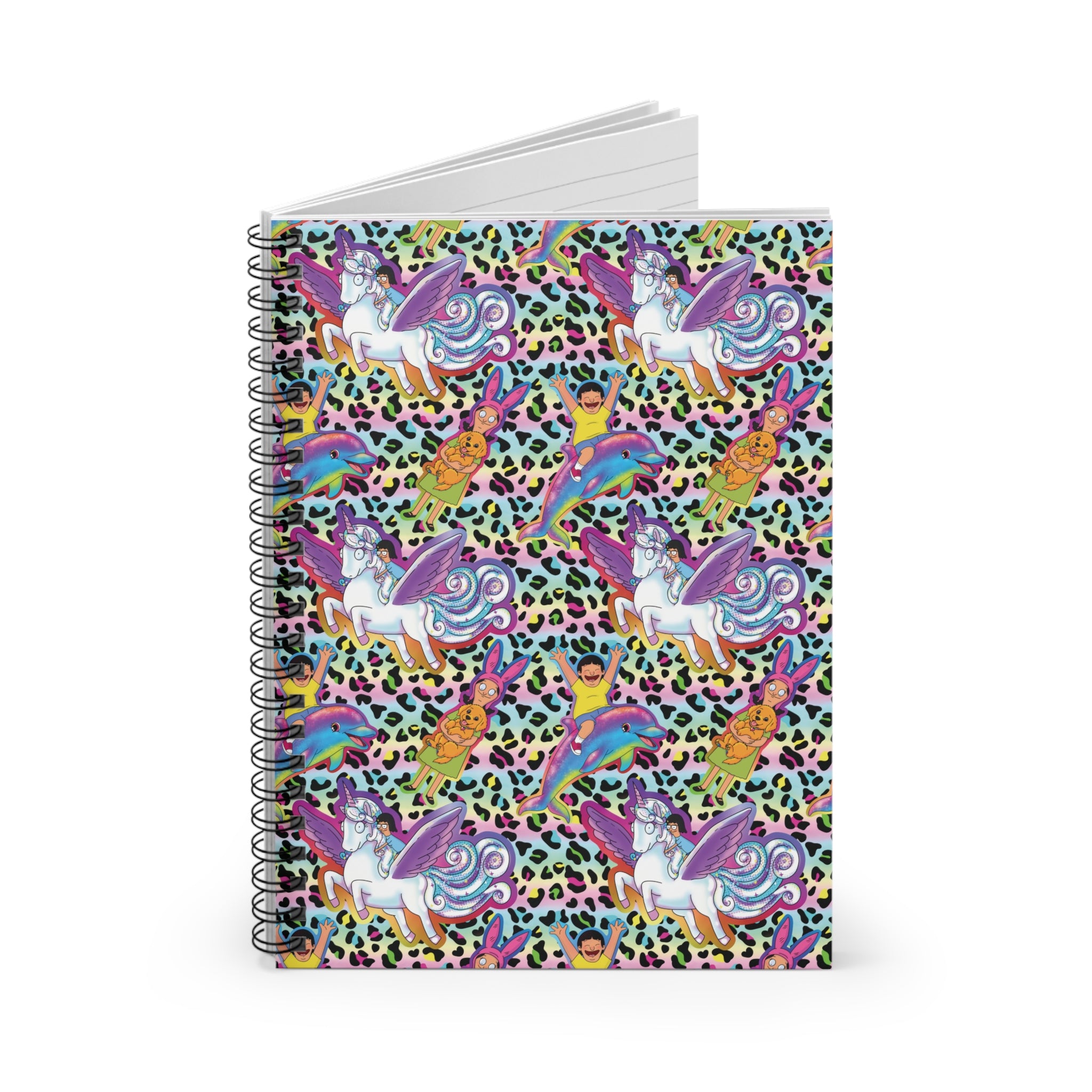 90's Belcher's Inspired Ruled Spiral Notebook