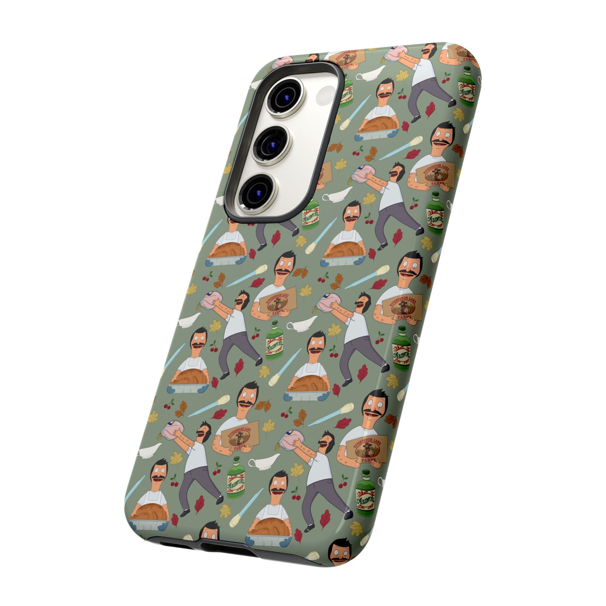 Bob's Burgers Inspired Thanksgiving Bob V1 Tough Case for iPhone, Samsung, and Google Phones