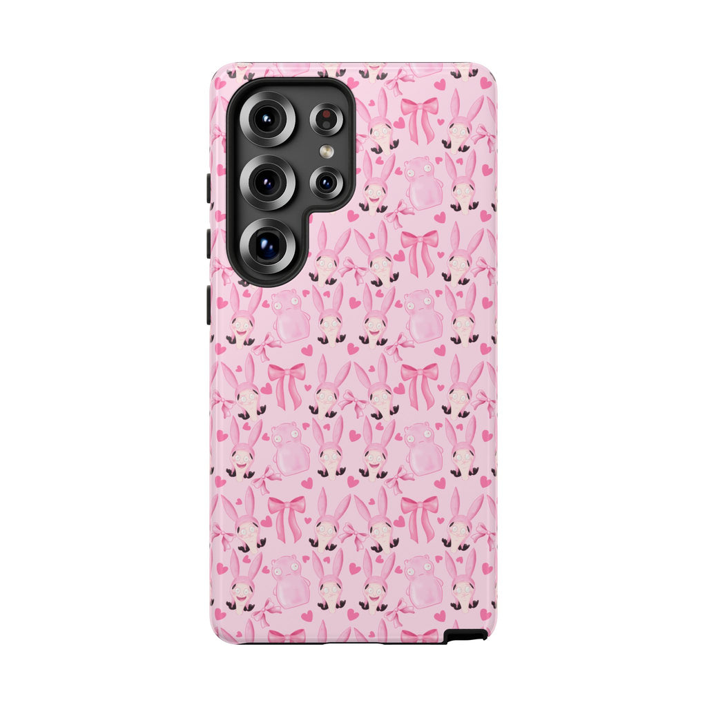 Bob's Burgers Inspired Coquette Louise Tough Case for iPhone, Google, and Samsung