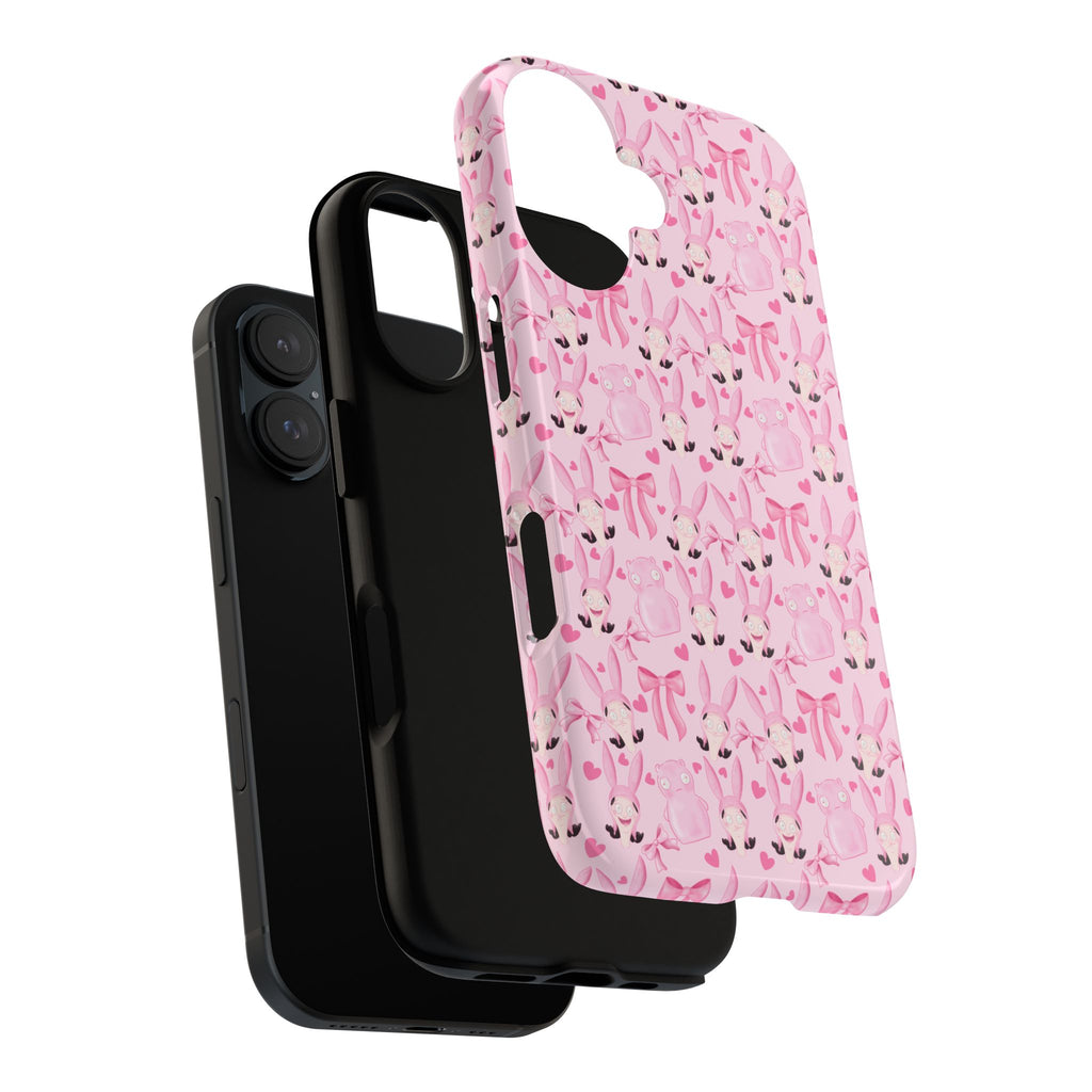Bob's Burgers Inspired Coquette Louise Tough Case for iPhone, Google, and Samsung