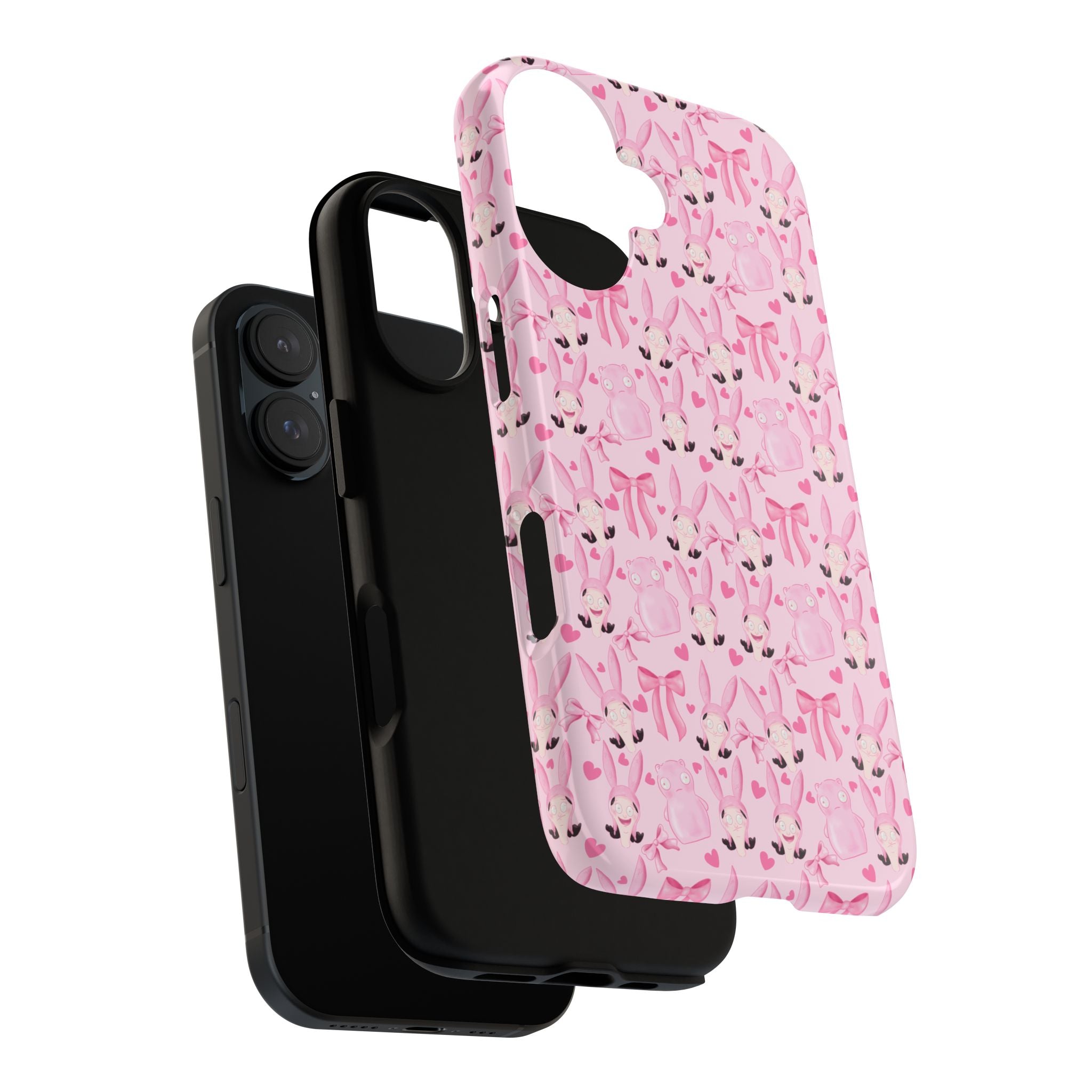 Bob's Burgers Inspired Coquette Louise Tough Case for iPhone, Google, and Samsung
