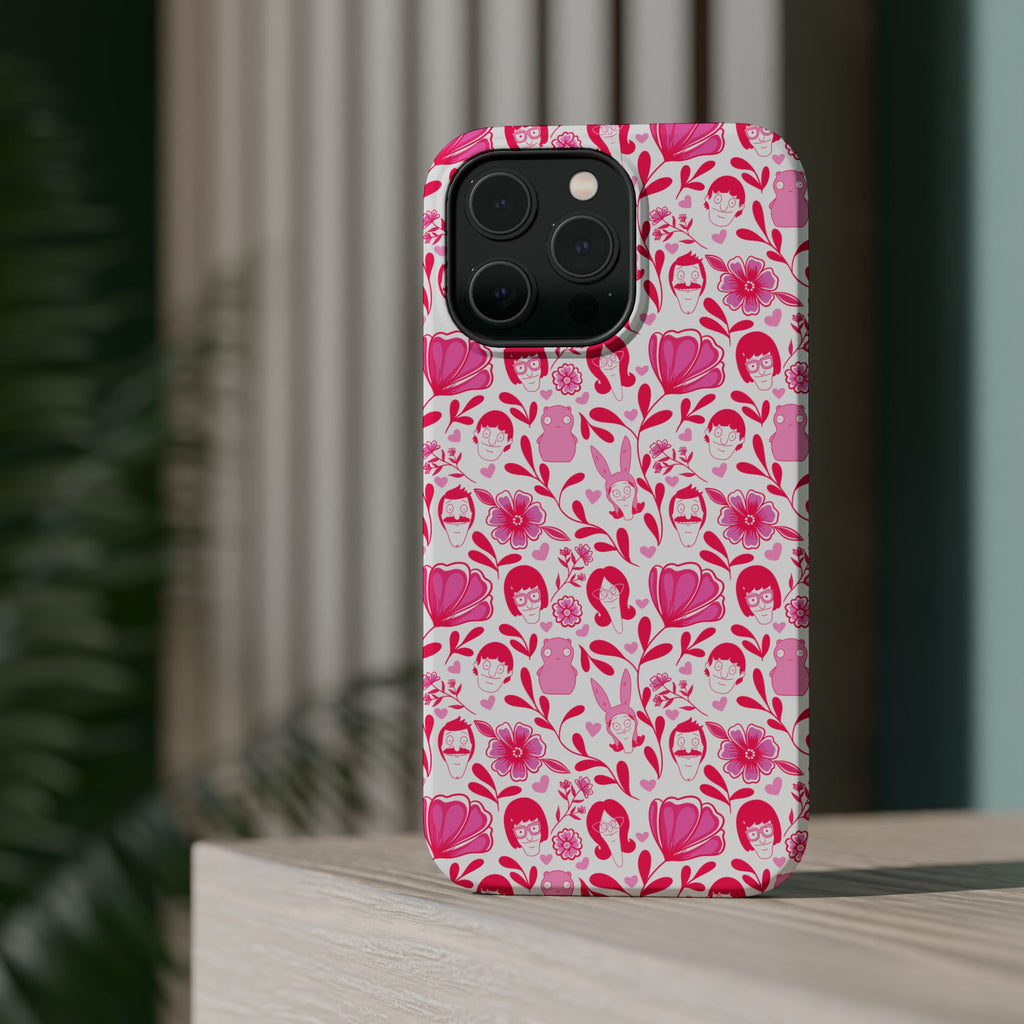 Belcher's Fine China iPhone Case V1 Pink – Magnetic Impact-Resistant