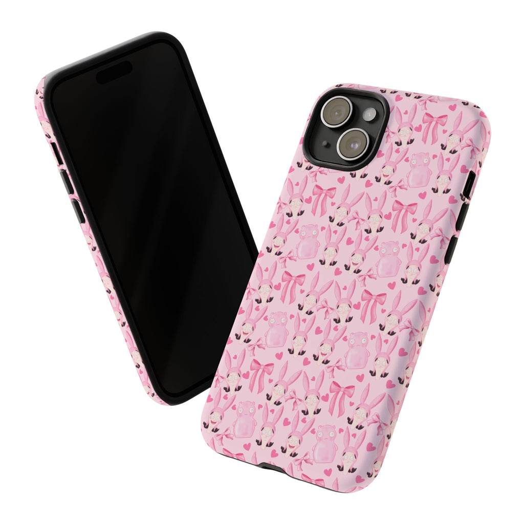 Bob's Burgers Inspired Coquette Louise Tough Case for iPhone, Google, and Samsung