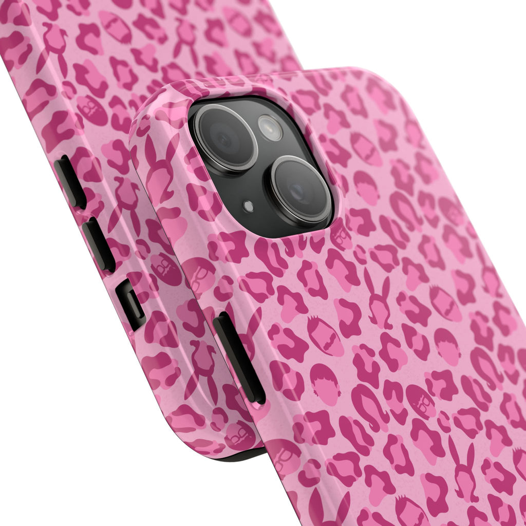 Pink Leopard Print Belchers Phone Case (iPhone, Samsung) Not MagSafe!