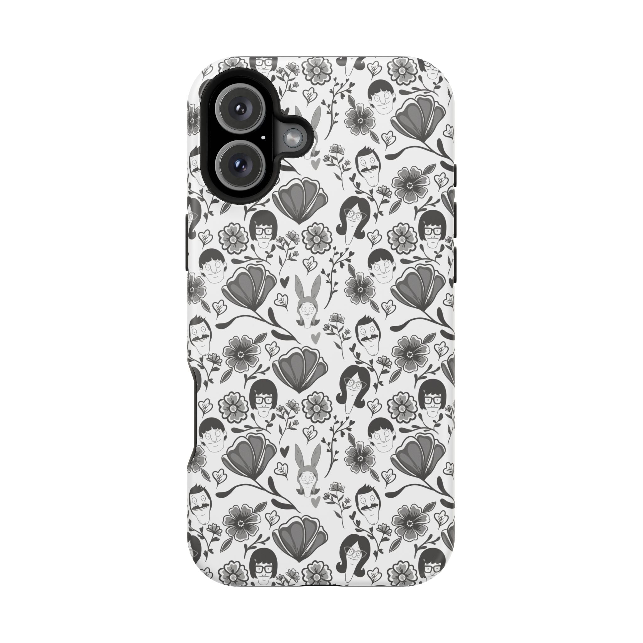 Belcher's Fine China iPhone Case V1 Monochrome – Magnetic Impact-Resistant
