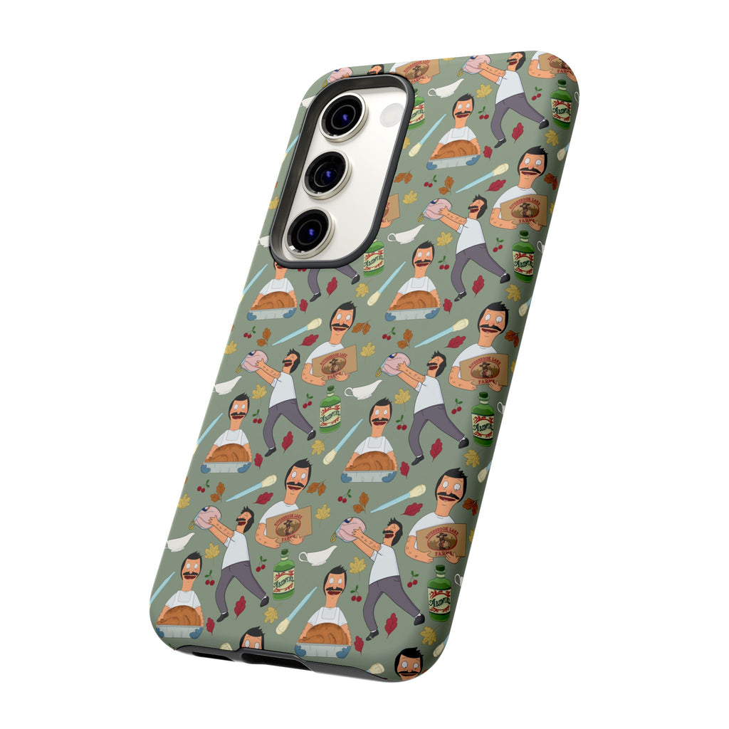 Bob's Burgers Inspired Thanksgiving Bob V1 Tough Case for iPhone, Samsung, and Google Phones
