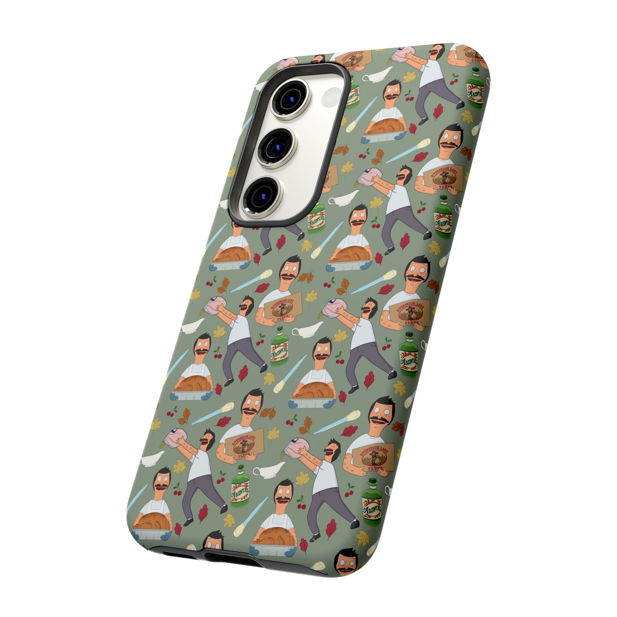 Bob's Burgers Inspired Thanksgiving Bob V1 Tough Case for iPhone, Samsung, and Google Phones