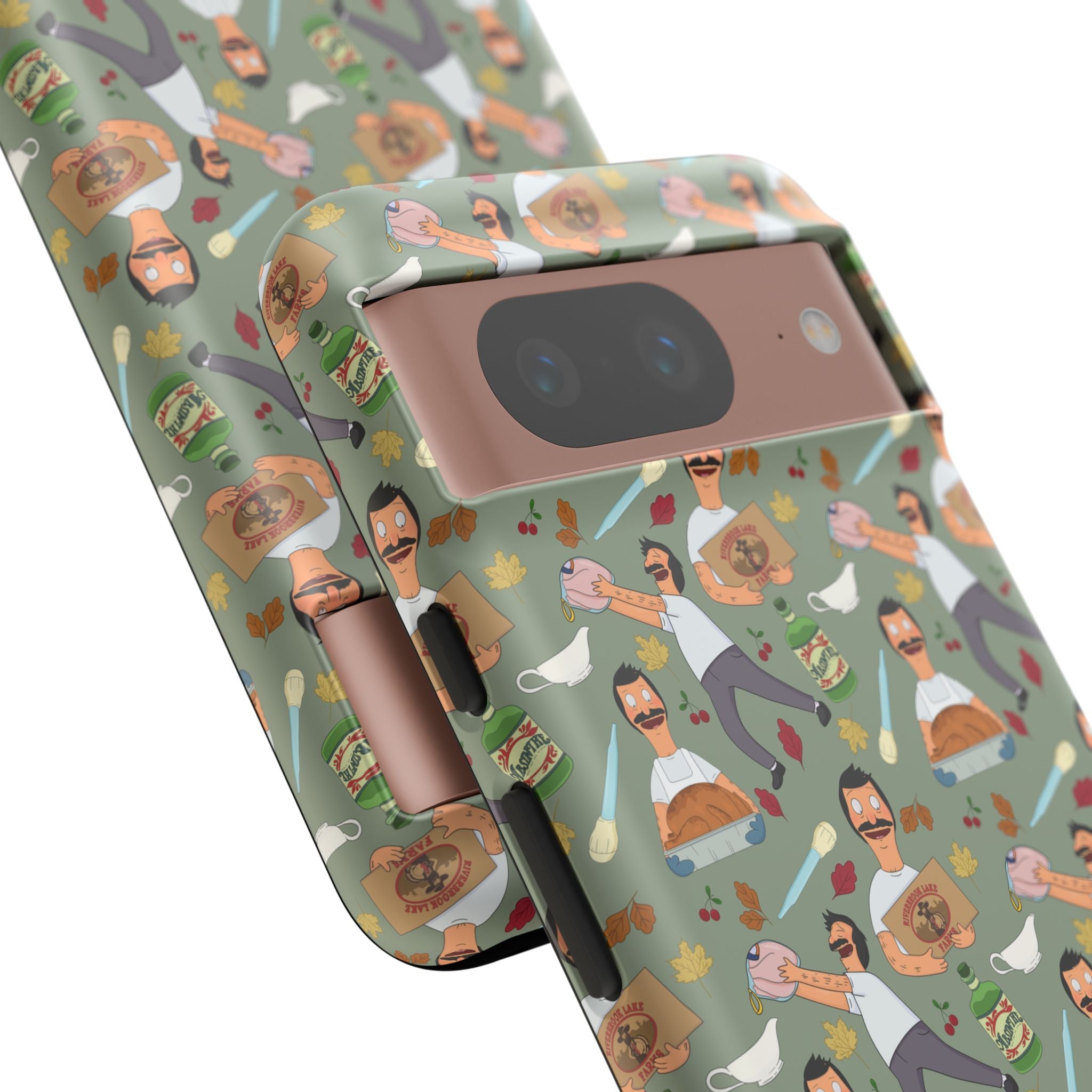 Bob's Burgers Inspired Thanksgiving Bob V1 Tough Case for iPhone, Samsung, and Google Phones