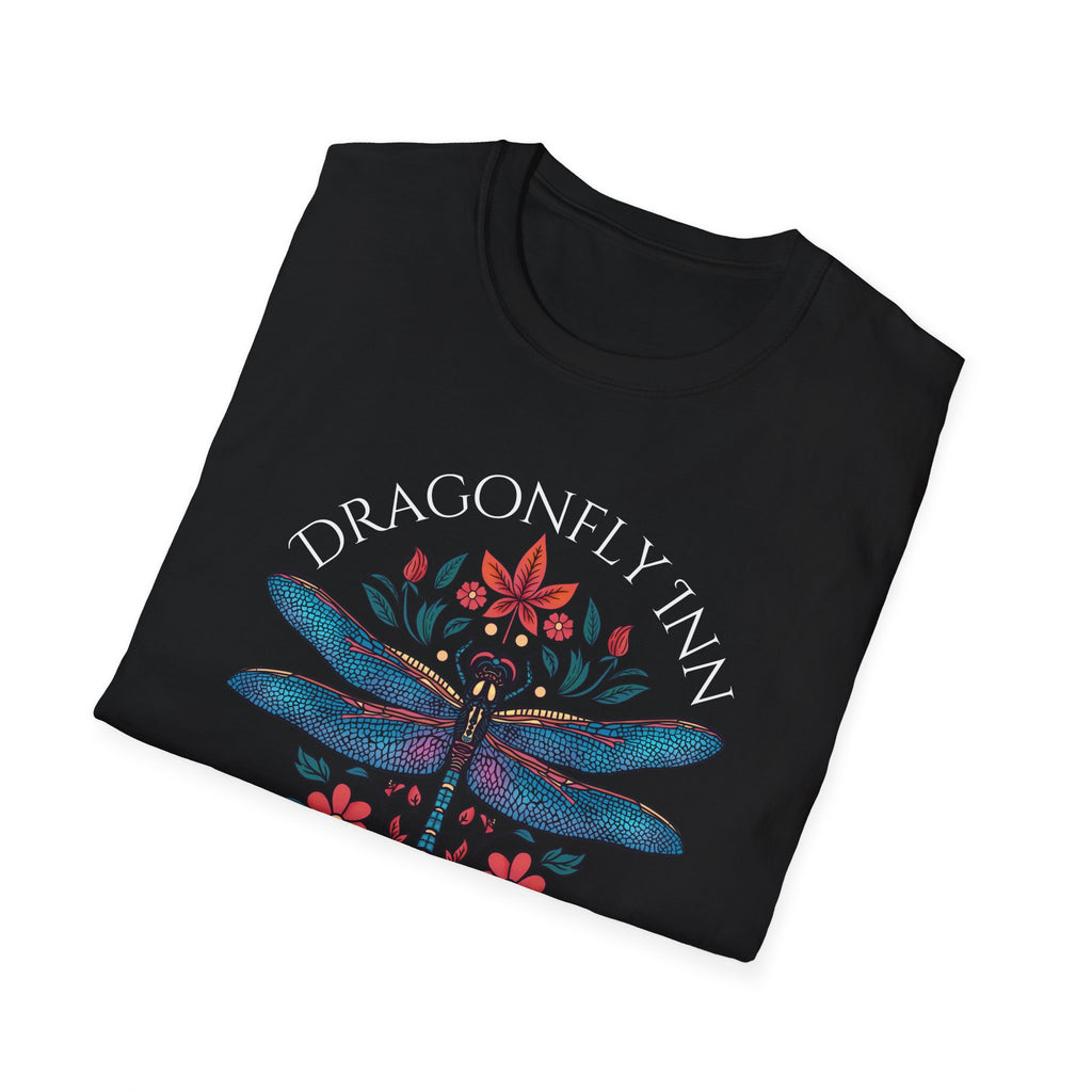 Dragonfly Inn Inspired Graphic T-Shirt, Boho Tee, Nature Lover Gift, Comfortable Casual Wear, Perfect for Summer