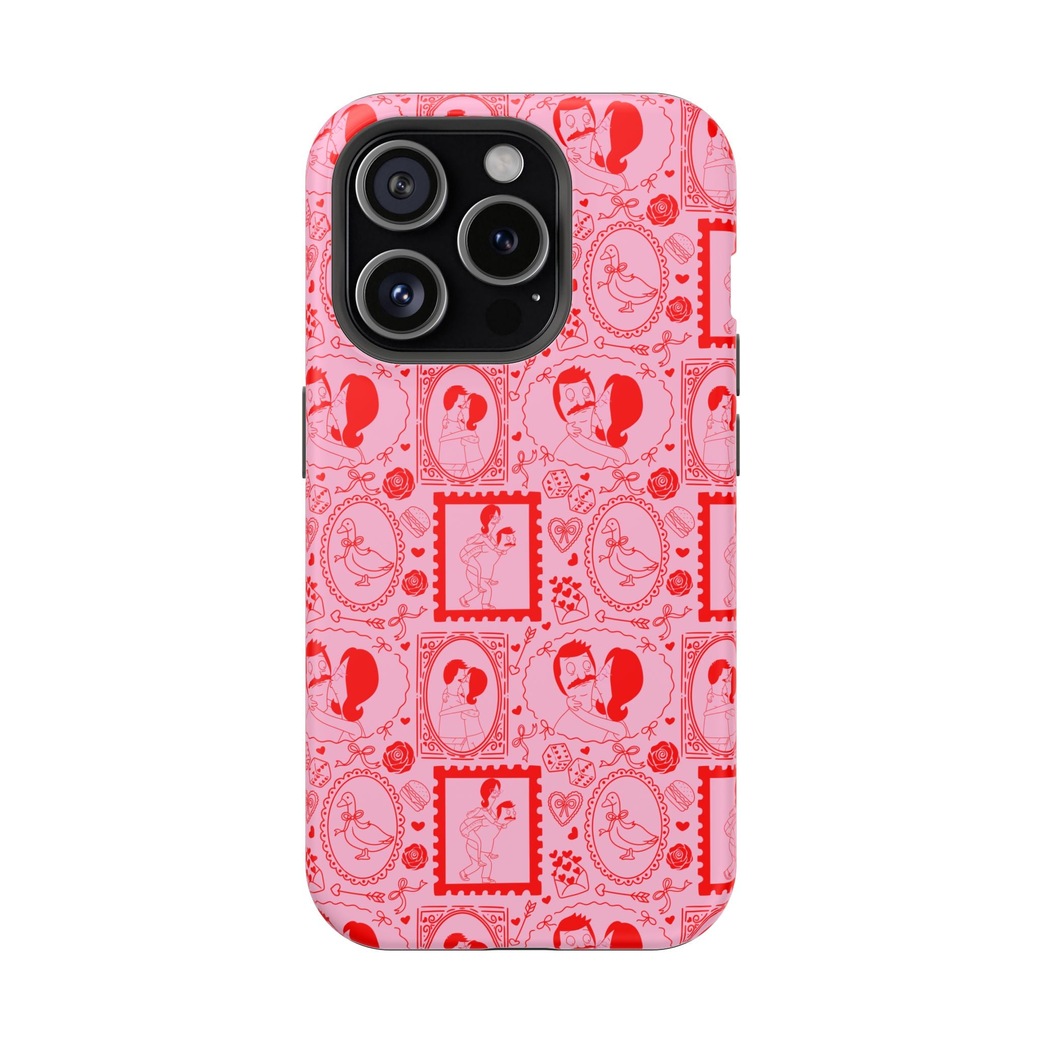 Linda & Bob Valentine's iPhone Case – Magnetic Impact-Resistant PINK
