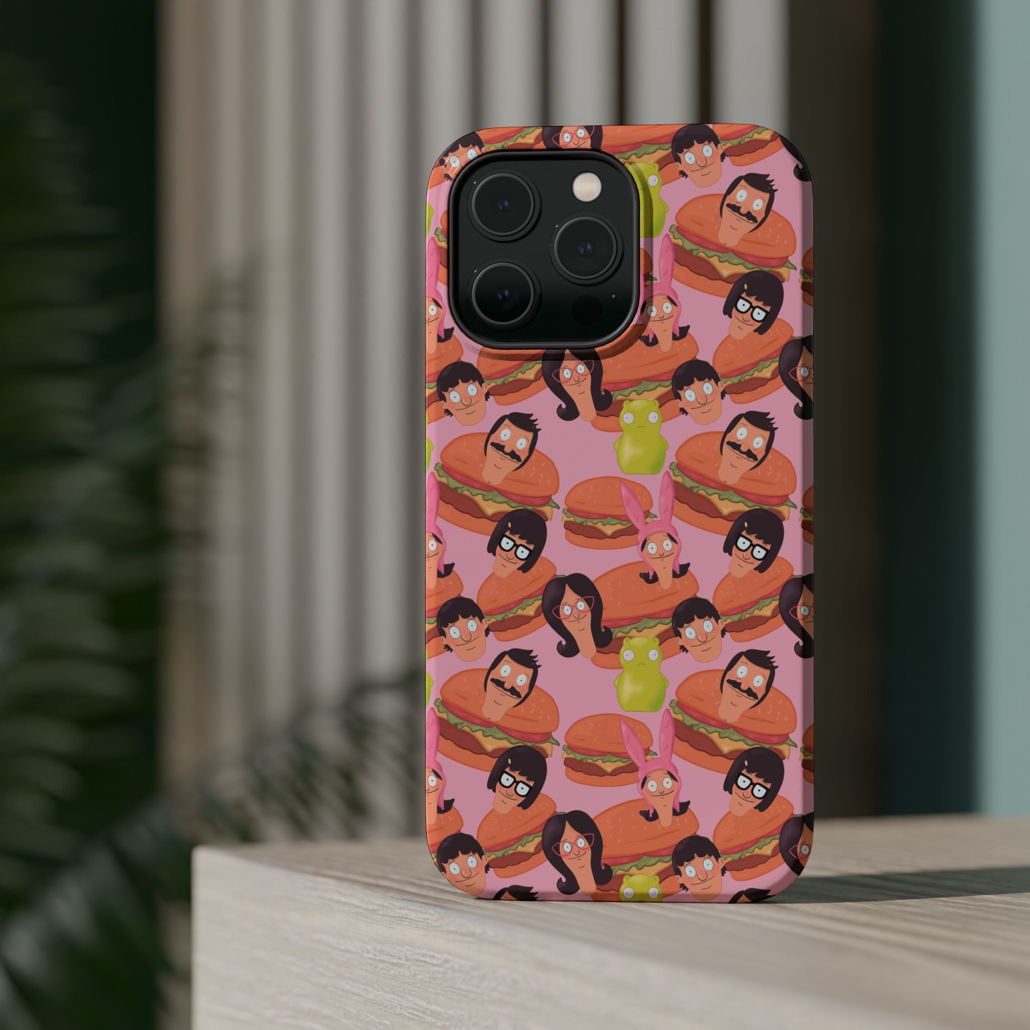 Belcher's Burger Time - Pink Magnetic Impact-Resistant iPhone Case