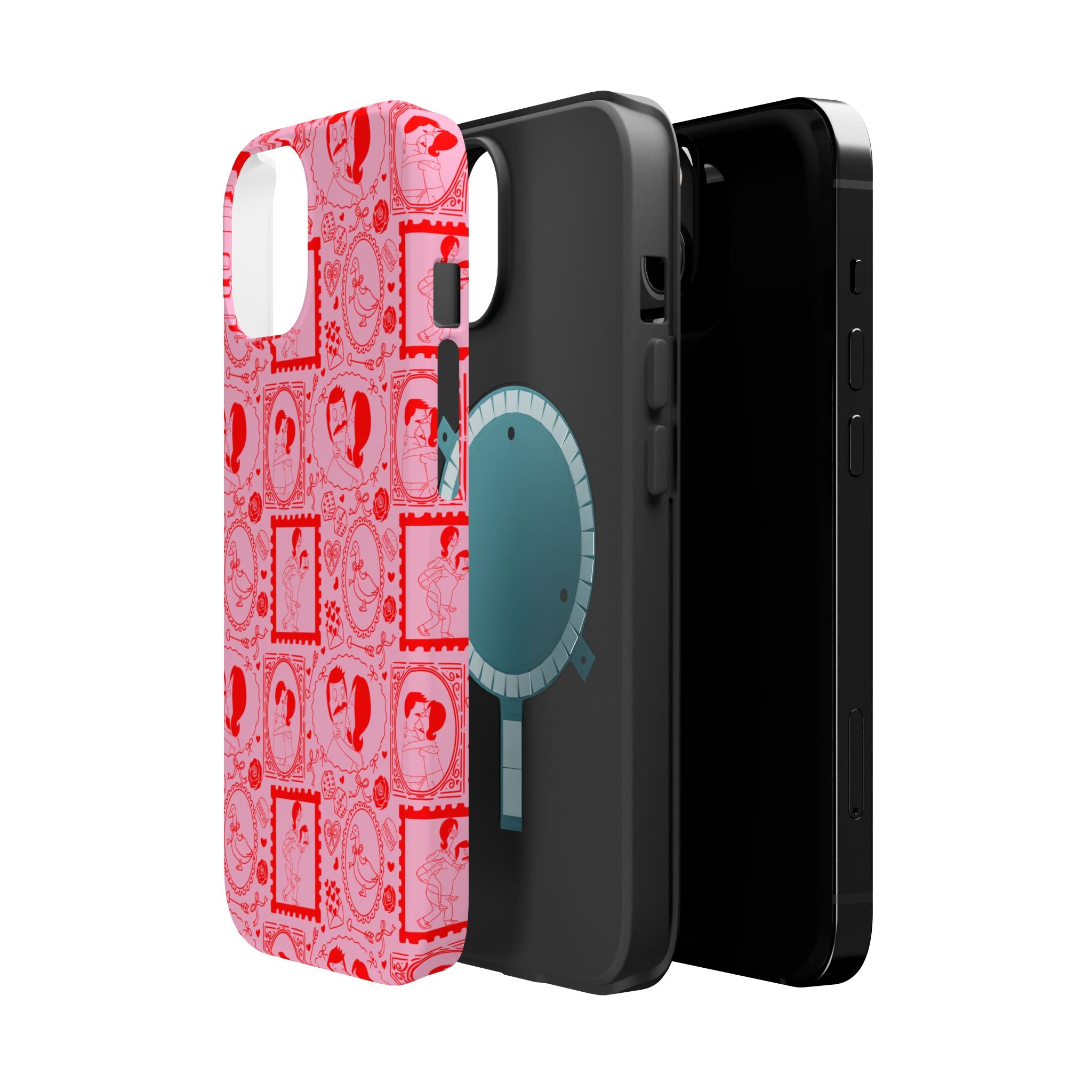 Linda & Bob Valentine's iPhone Case – Magnetic Impact-Resistant PINK