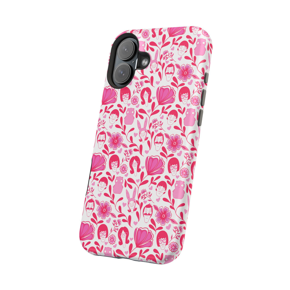 Belcher's Fine China iPhone Case V1 Pink – Magnetic Impact-Resistant