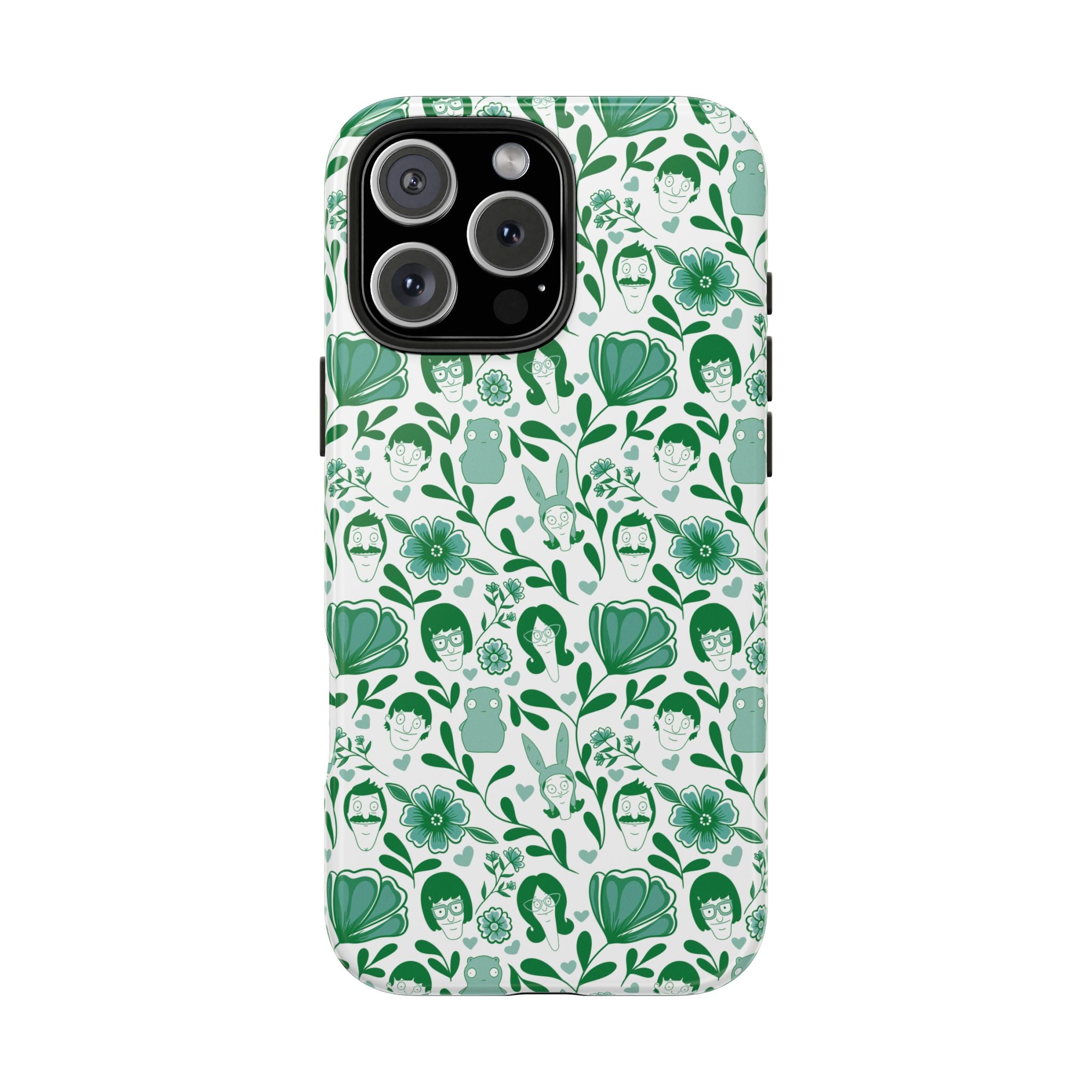 Belcher's Green Fine China Tough Phone Case (iPhone, Samsung) Not MagSafe!