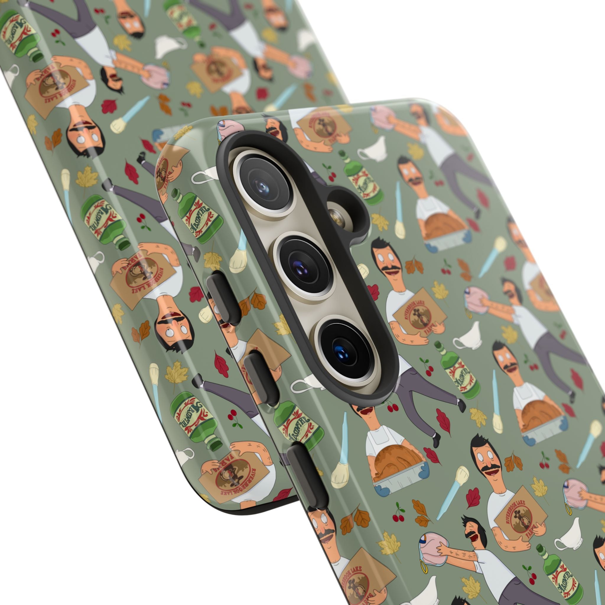 Bob's Burgers Inspired Thanksgiving Bob V1 Tough Case for iPhone, Samsung, and Google Phones