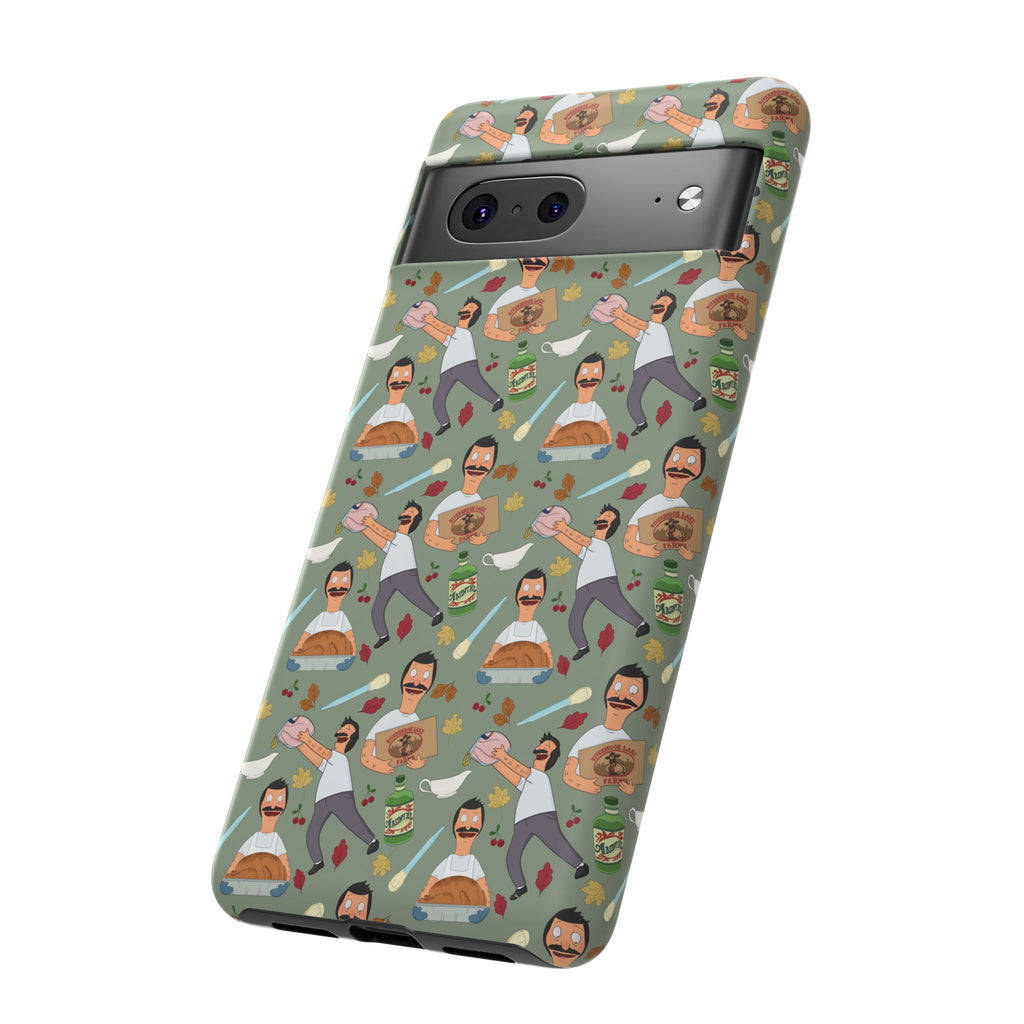 Bob's Burgers Inspired Thanksgiving Bob V1 Tough Case for iPhone, Samsung, and Google Phones